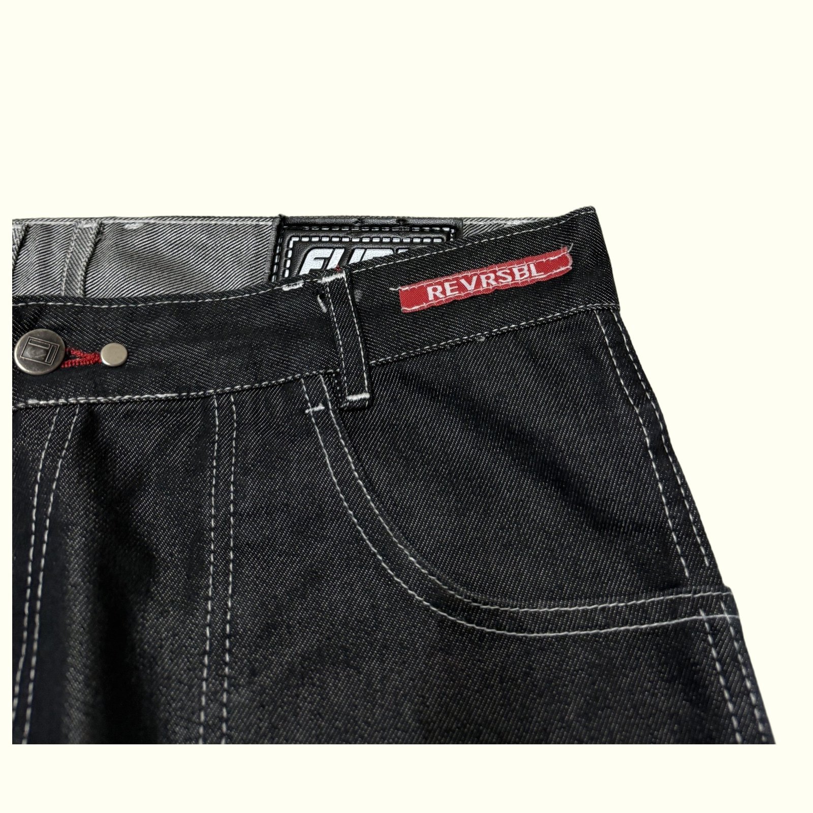 Fubu Jean Baggy Homme 1990s Streetwear – W34