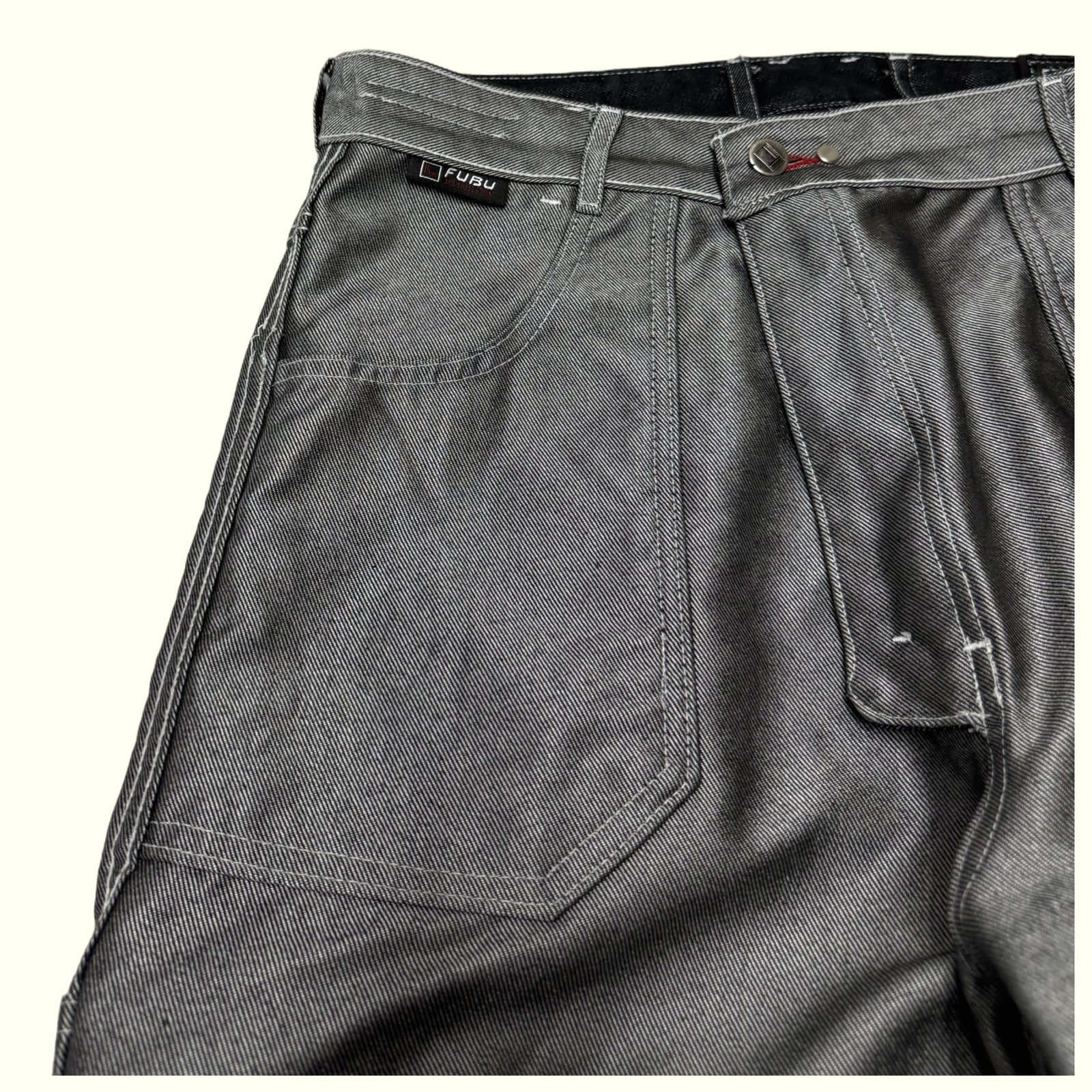 Fubu Jean Baggy Homme 1990s Streetwear – W34