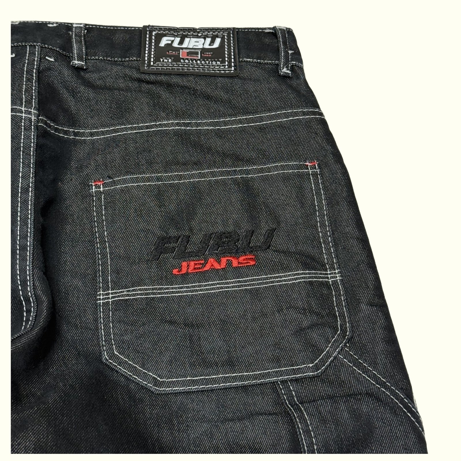 Fubu Jean Baggy Homme 1990s Streetwear – W34