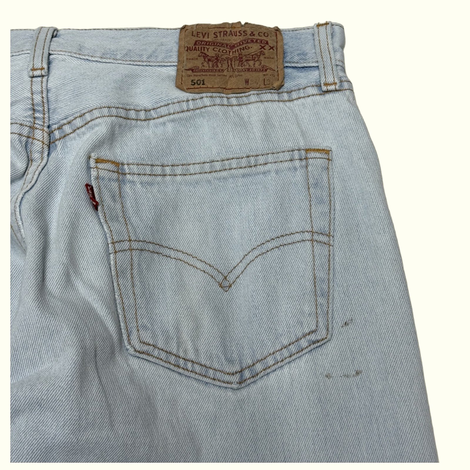 Levi'S Jean Regular Homme 1990s Vintage – W34