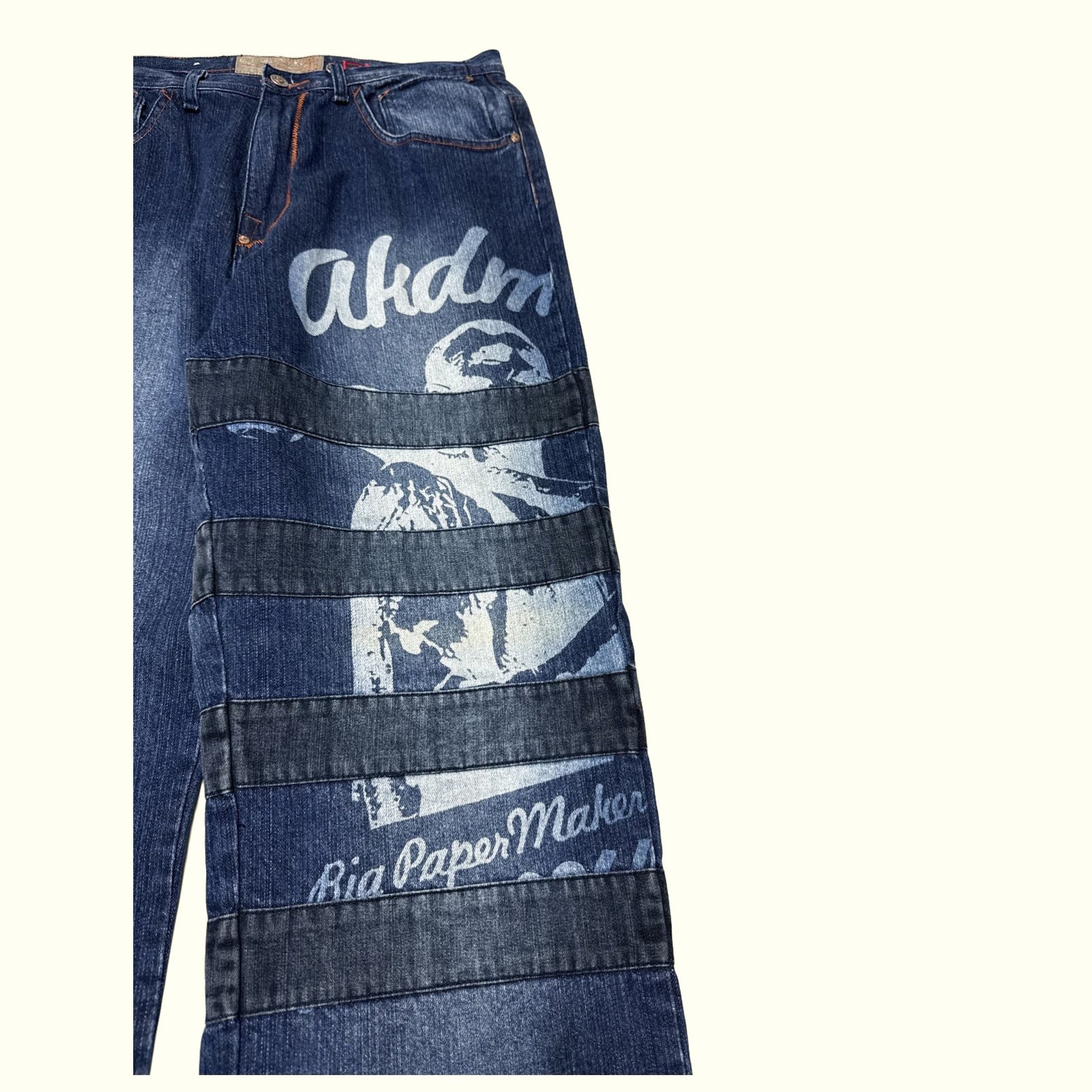 Akademiks Jean Baggy Homme 2000s Y2K – W34