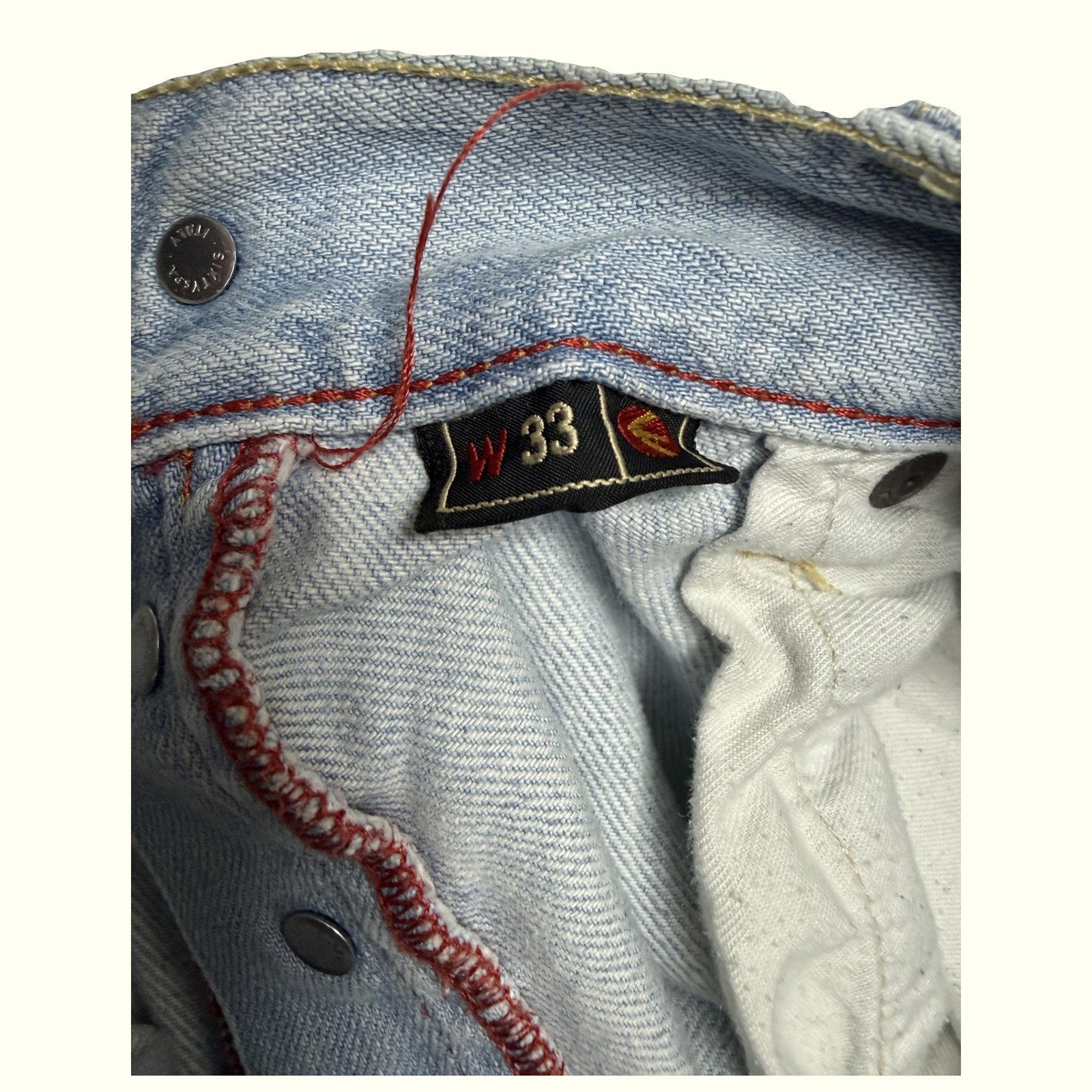Energie Jean Relaxed Homme 2000s Y2K – W33