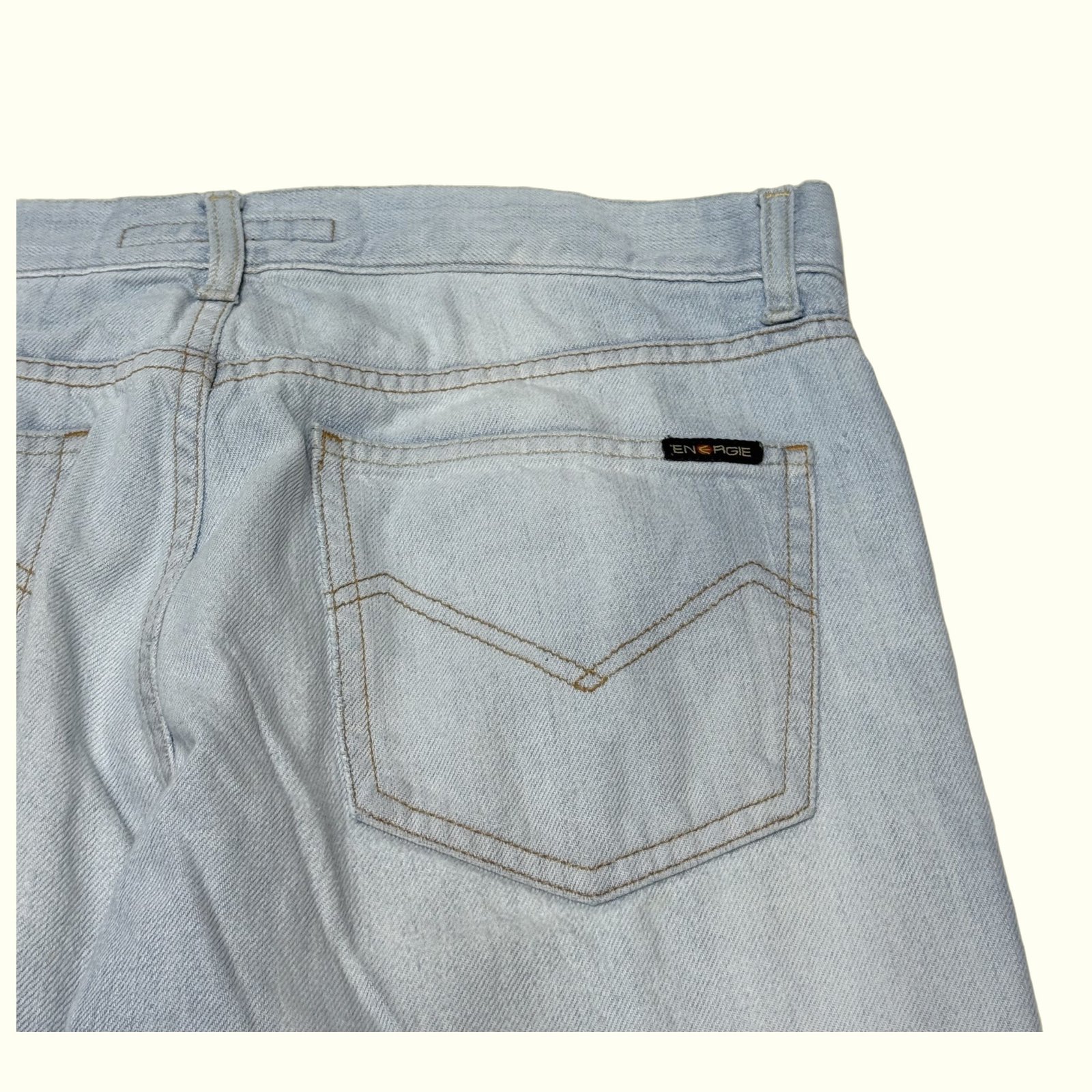 Energie Jean Relaxed Homme 2000s Y2K – W33