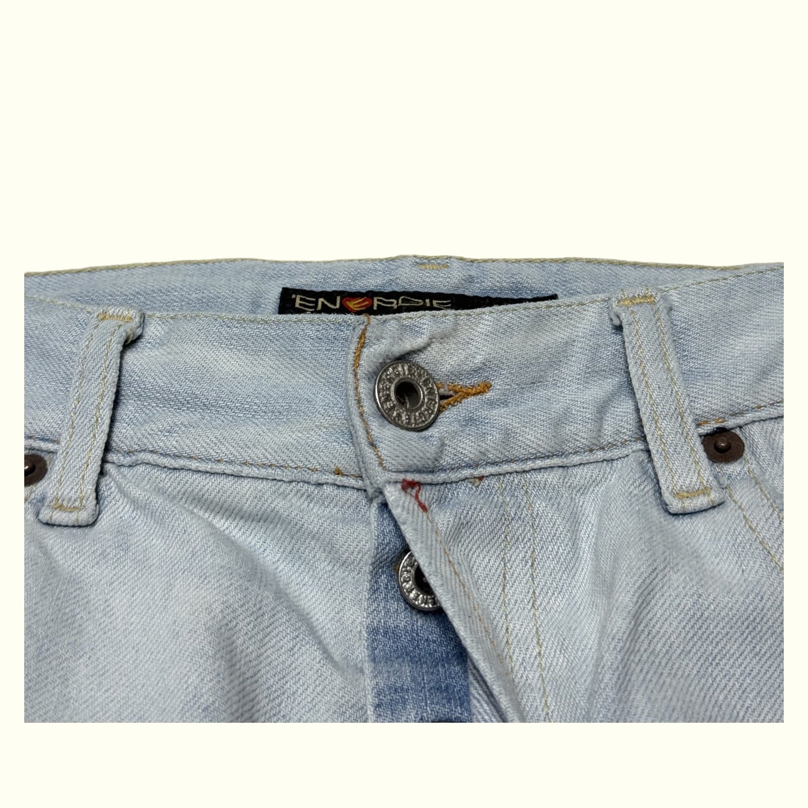 Energie Jean Relaxed Homme 2000s Y2K – W33