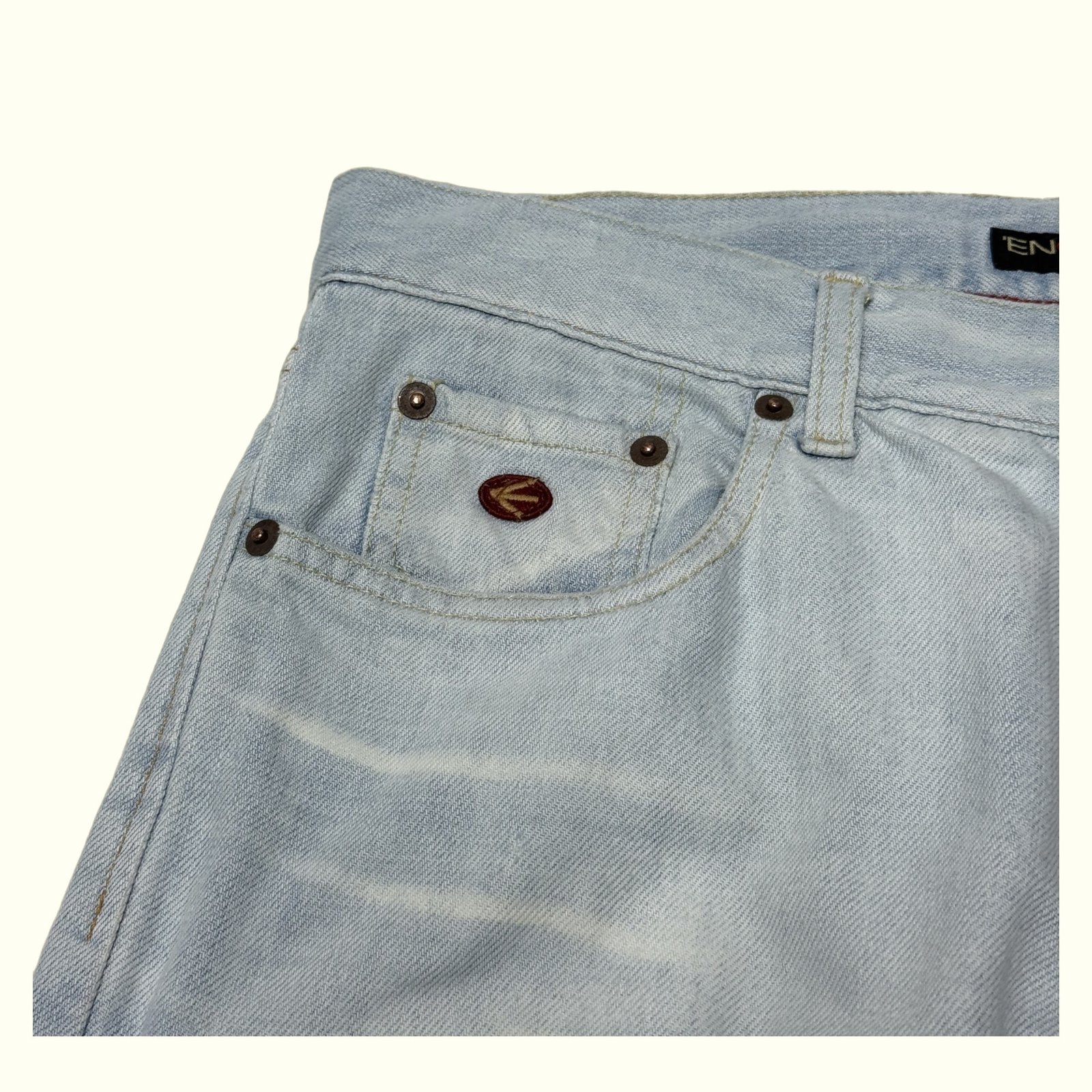 Energie Jean Relaxed Homme 2000s Y2K – W33