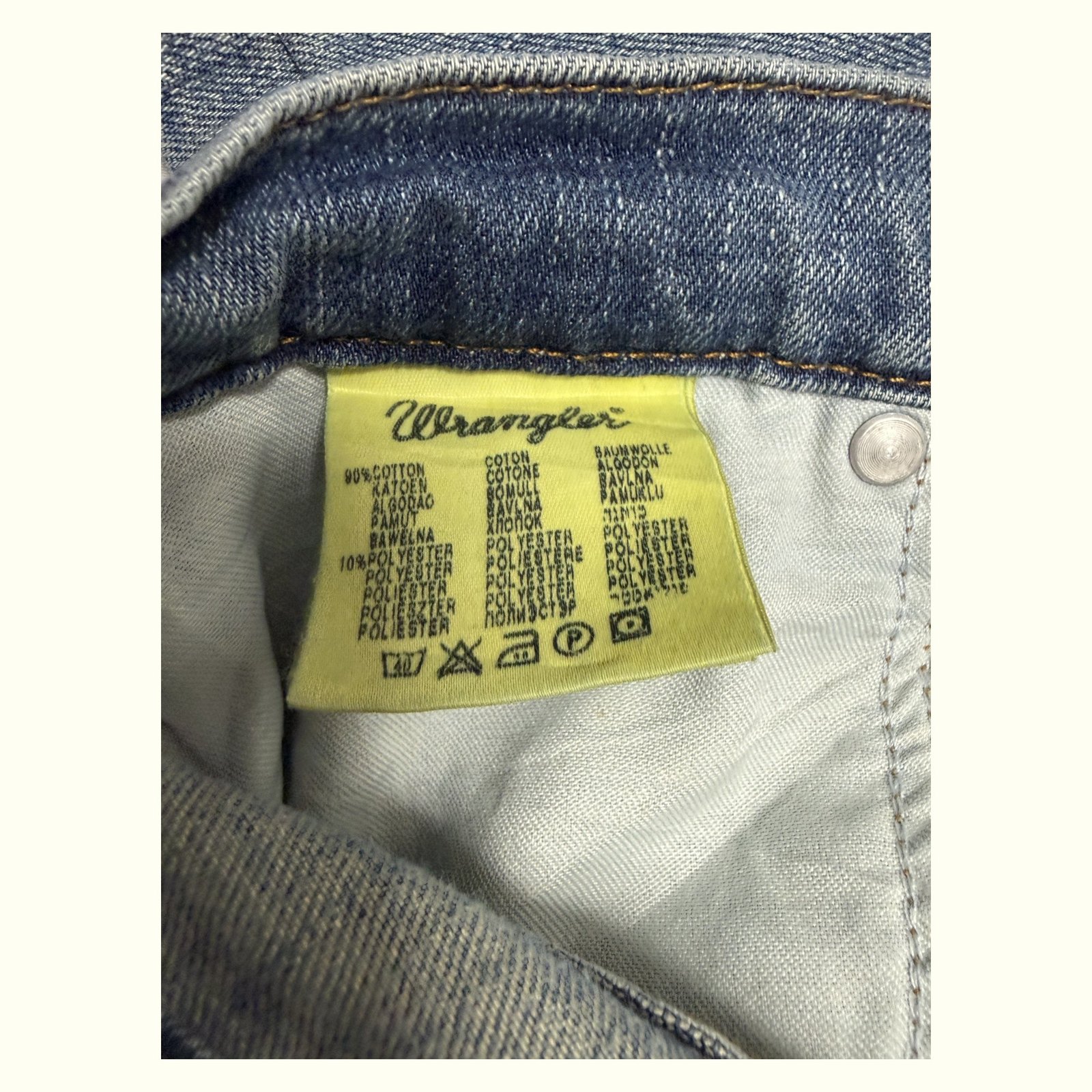 Wrangler Jean Regular Homme 1990s Western – W36