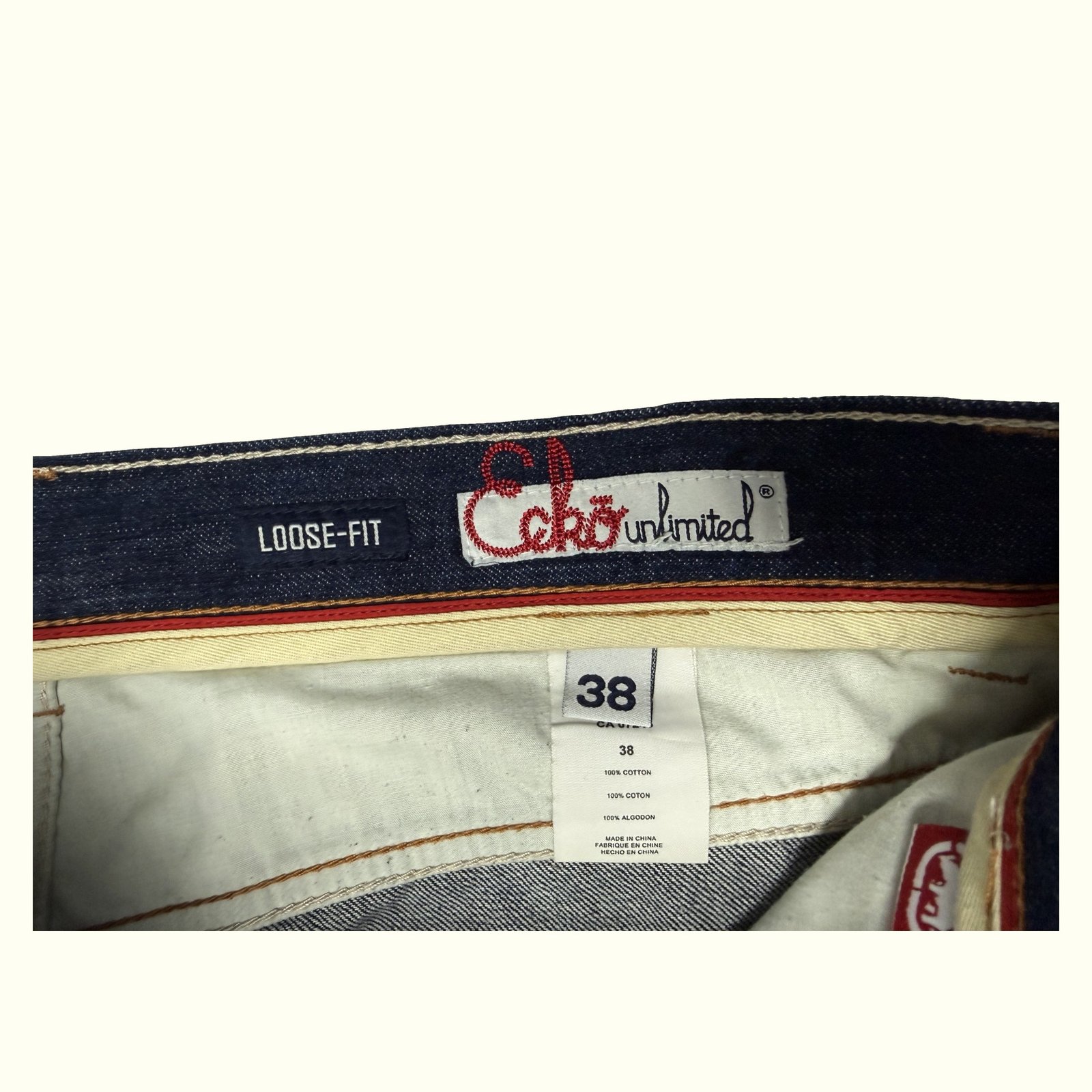 Ecko Unltd. Jean Large Homme 2000s Streetwear – W38