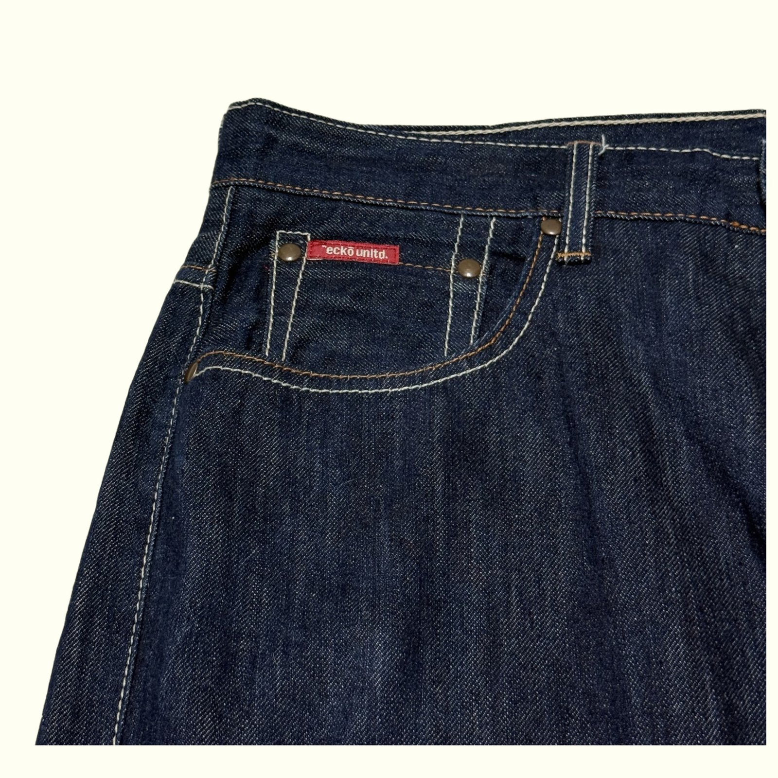 Ecko Unltd. Jean Large Homme 2000s Streetwear – W38