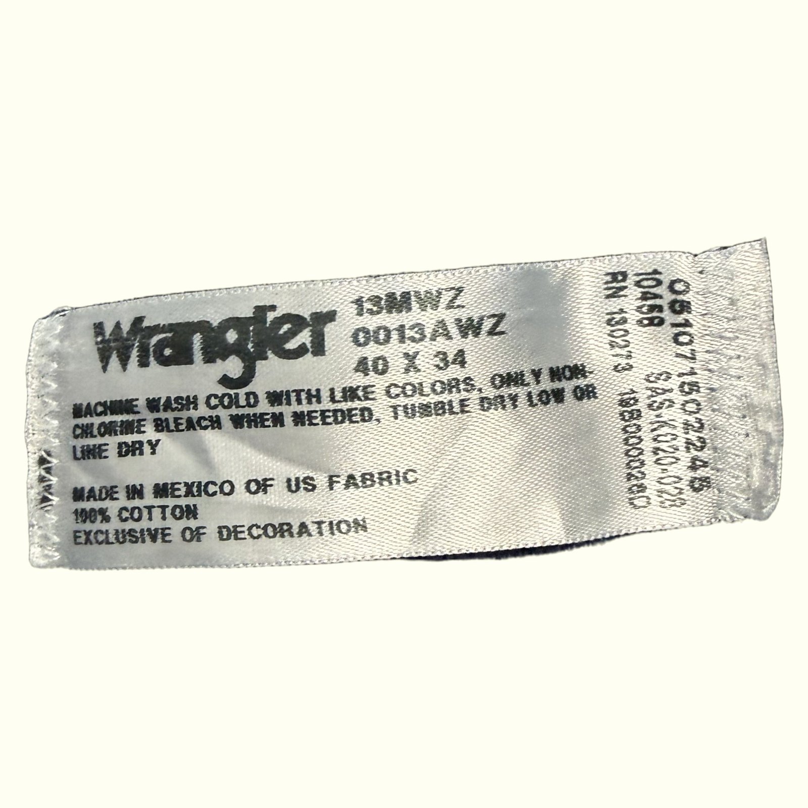 Wrangler Jean Regular Homme 2000s Western – W40