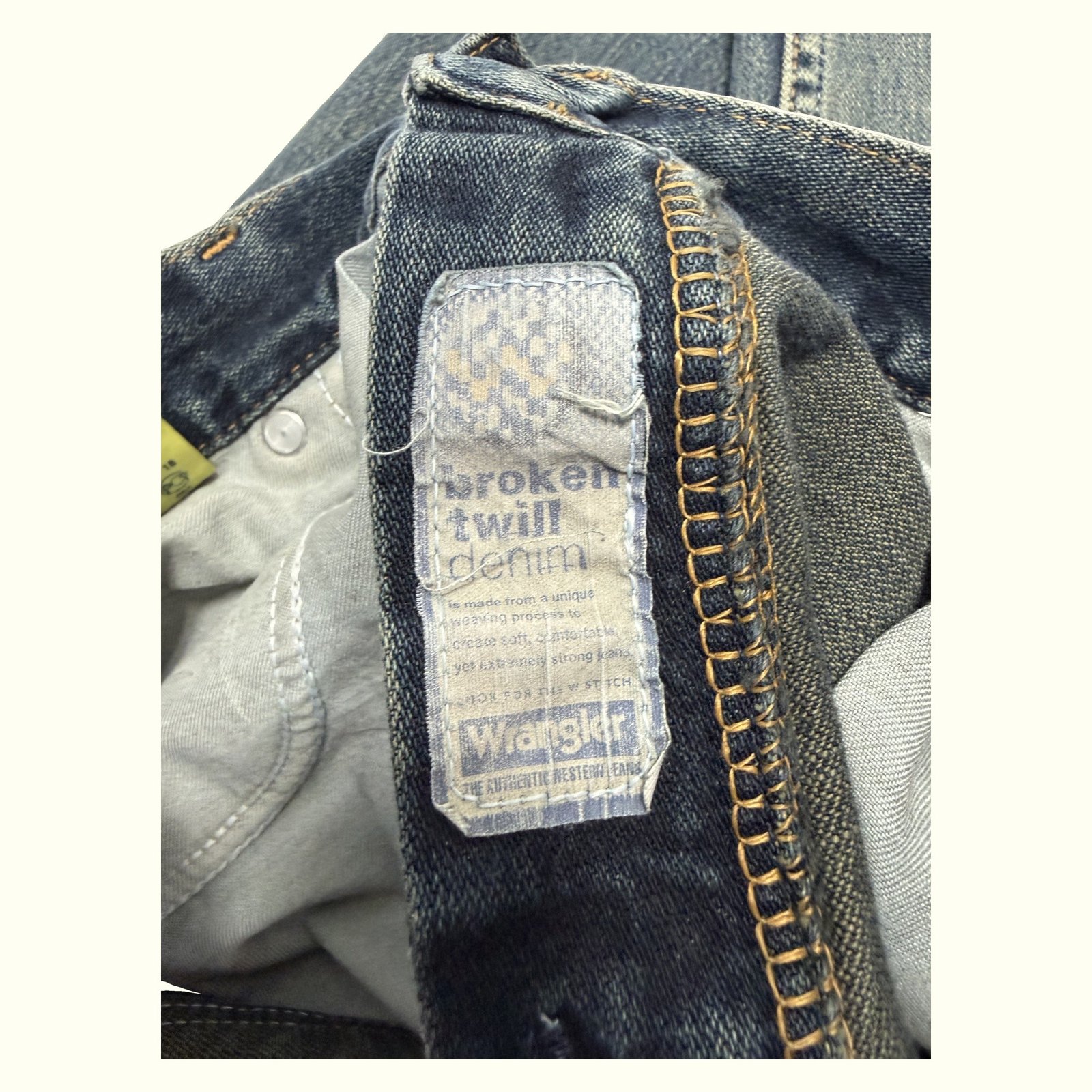 Wrangler Jean Regular Homme 2000s Western – W34