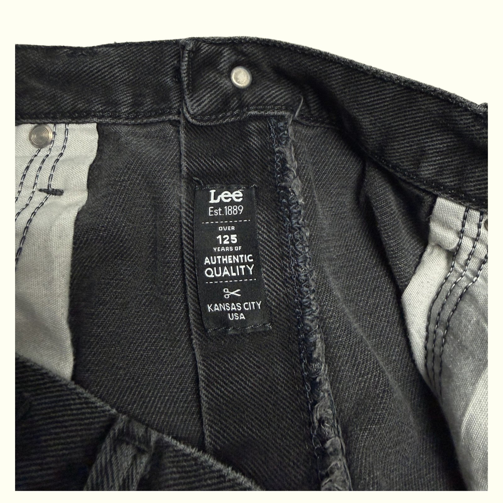 Lee Jean Regular Homme 2000s Normcore – W38