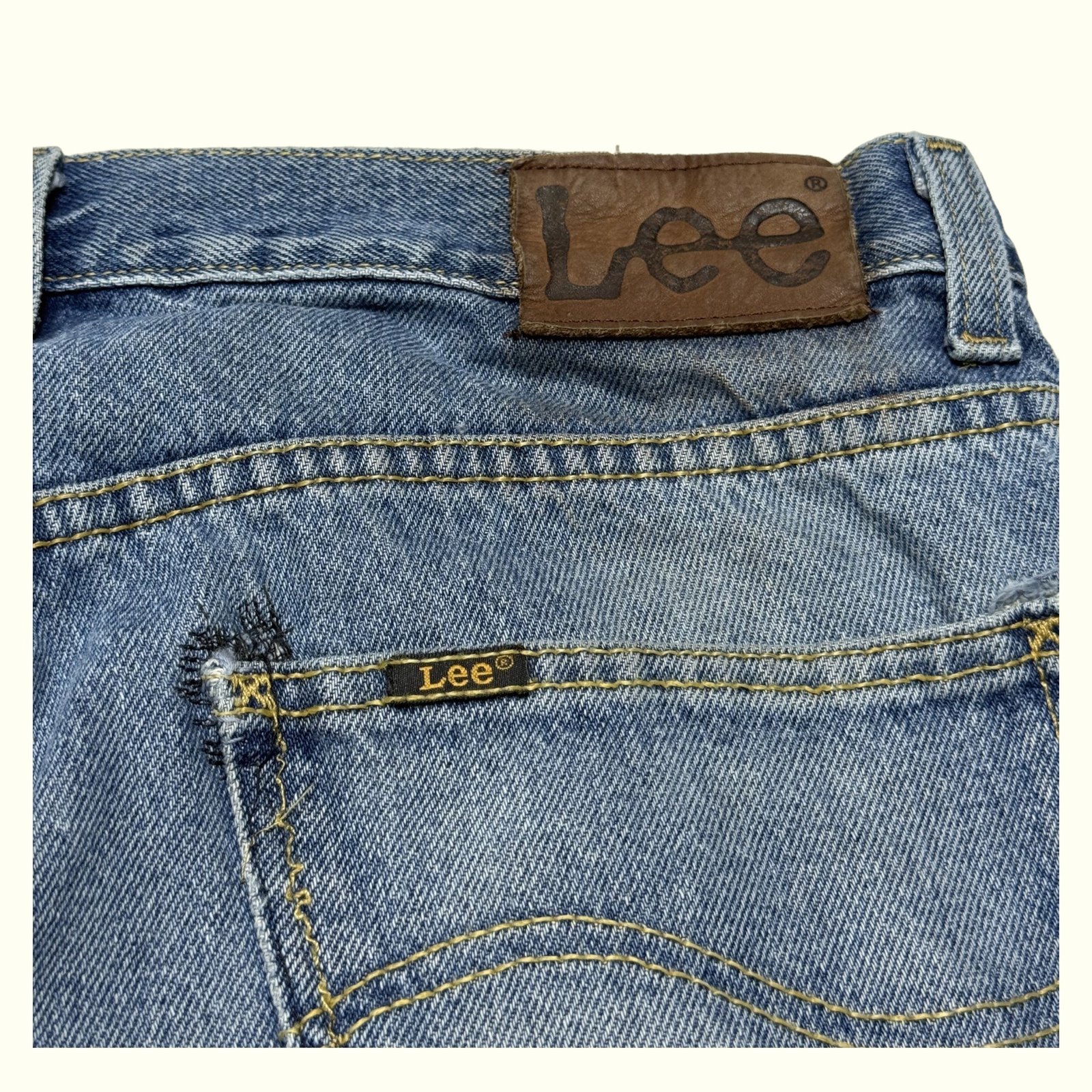 Lee Jean Regular Homme 1990s Vintage – W34