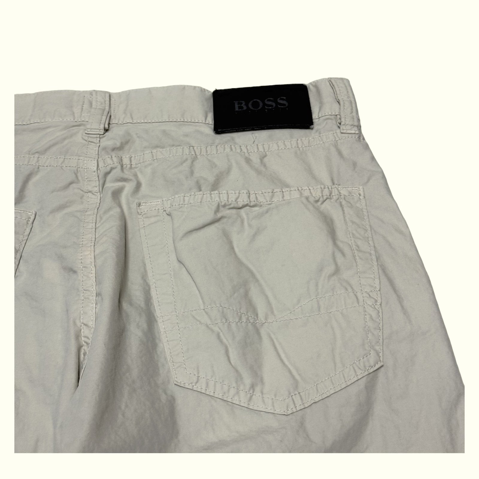 Hugo Boss Broek Regular Heren 2000s Minimalistisch – W33