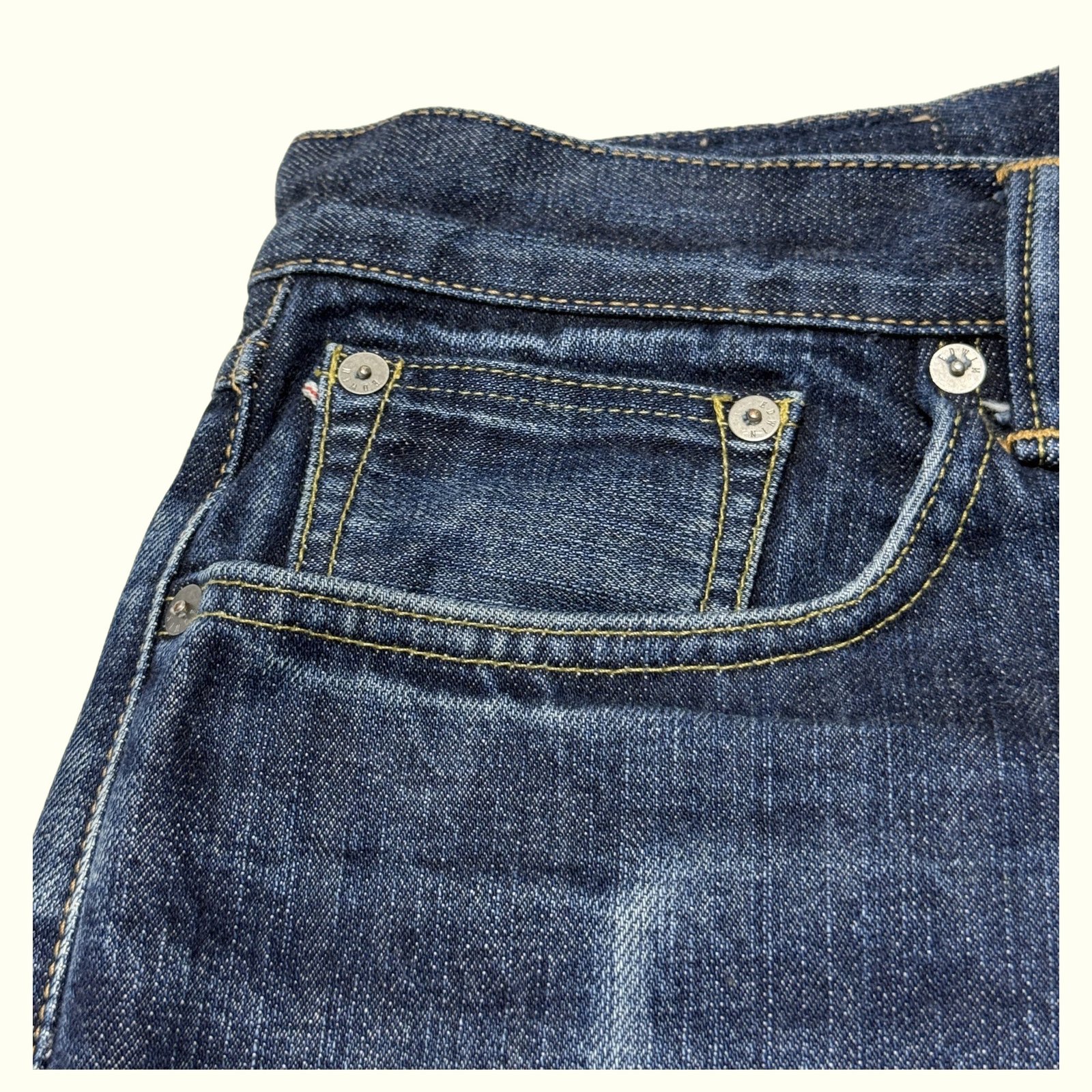 Edwin Jean Large Homme Streetwear japonais – W32