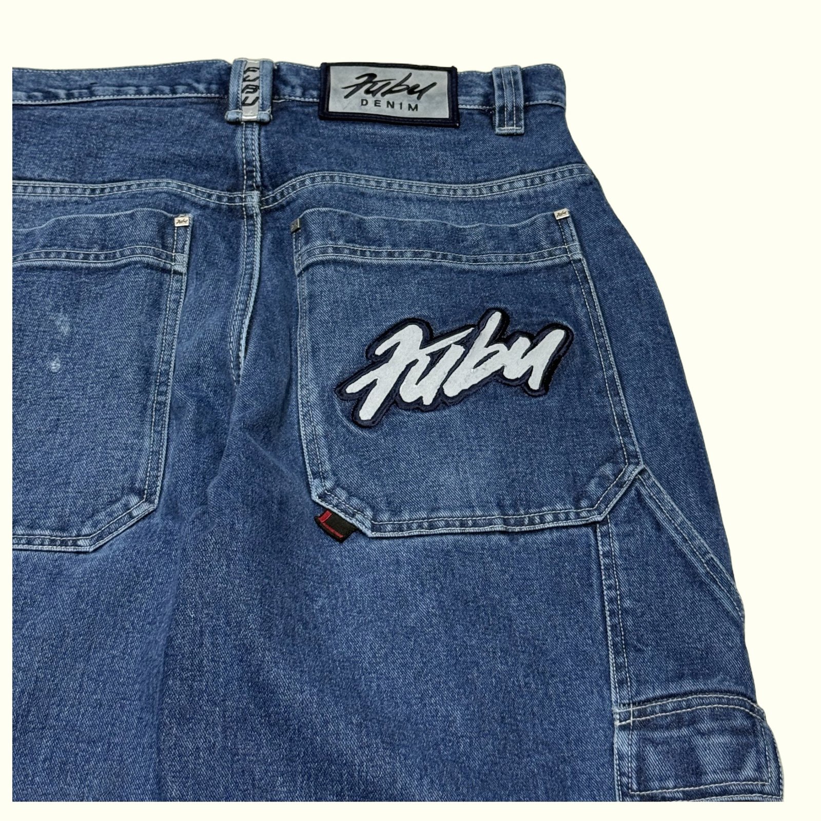 Fubu Jean Baggy Homme 1990s Streetwear – W34
