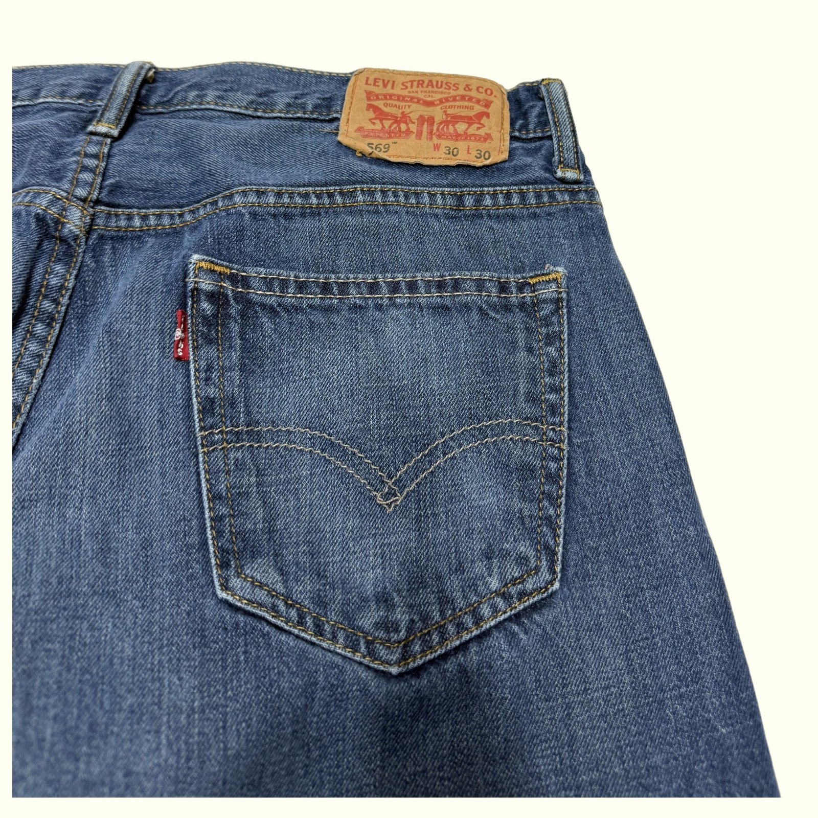 Levi'S Jean Large Homme 2000s Streetwear – W30