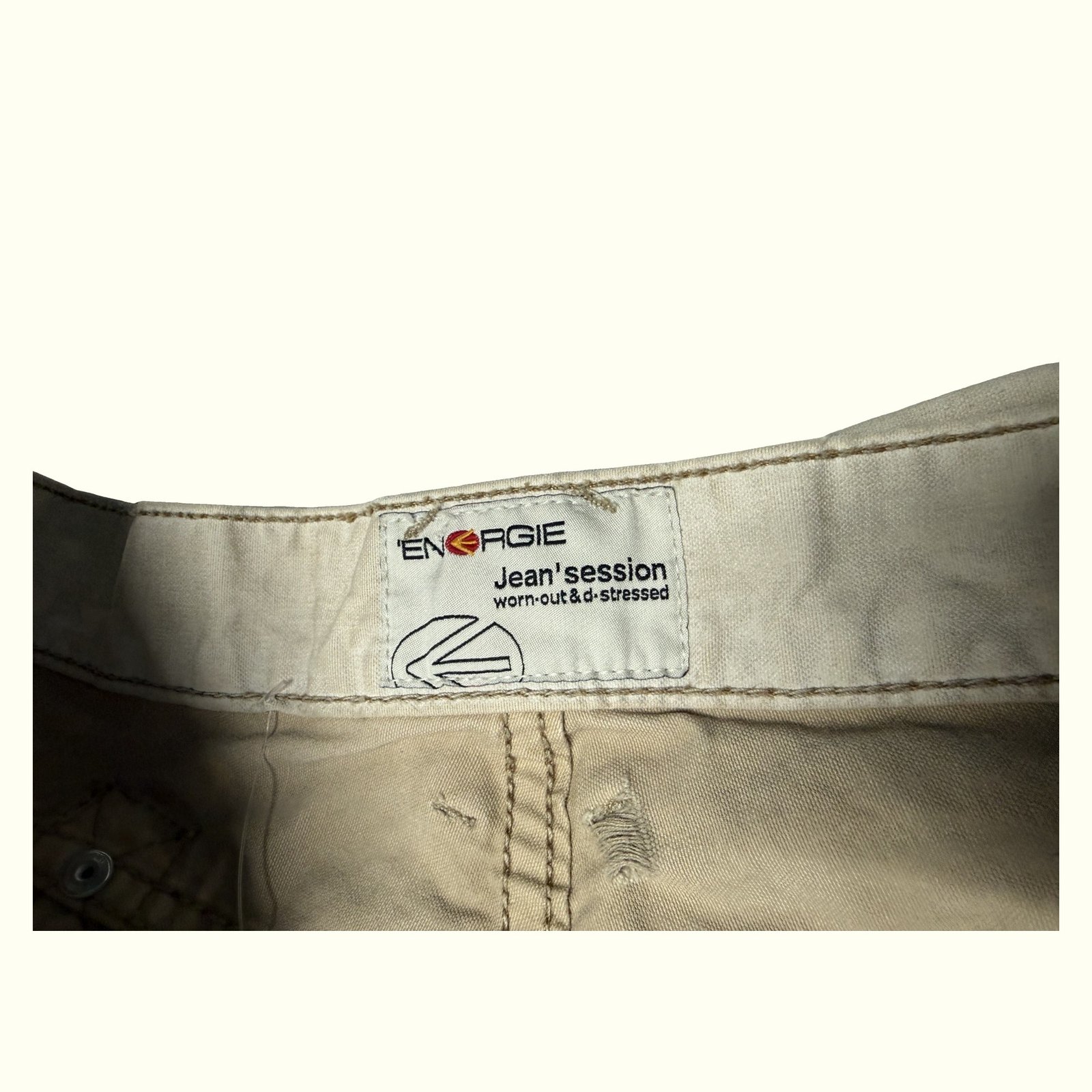 Energie Pantalon Évasé Homme 2000s Y2K – W32