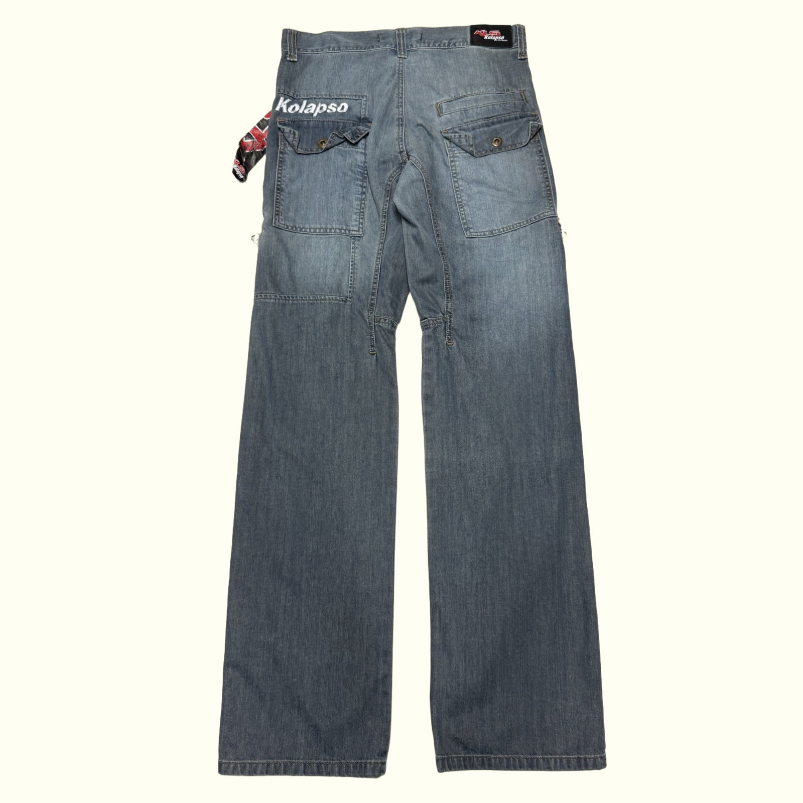 Kolapso Jean Baggy Homme 2000s Y2K – W32