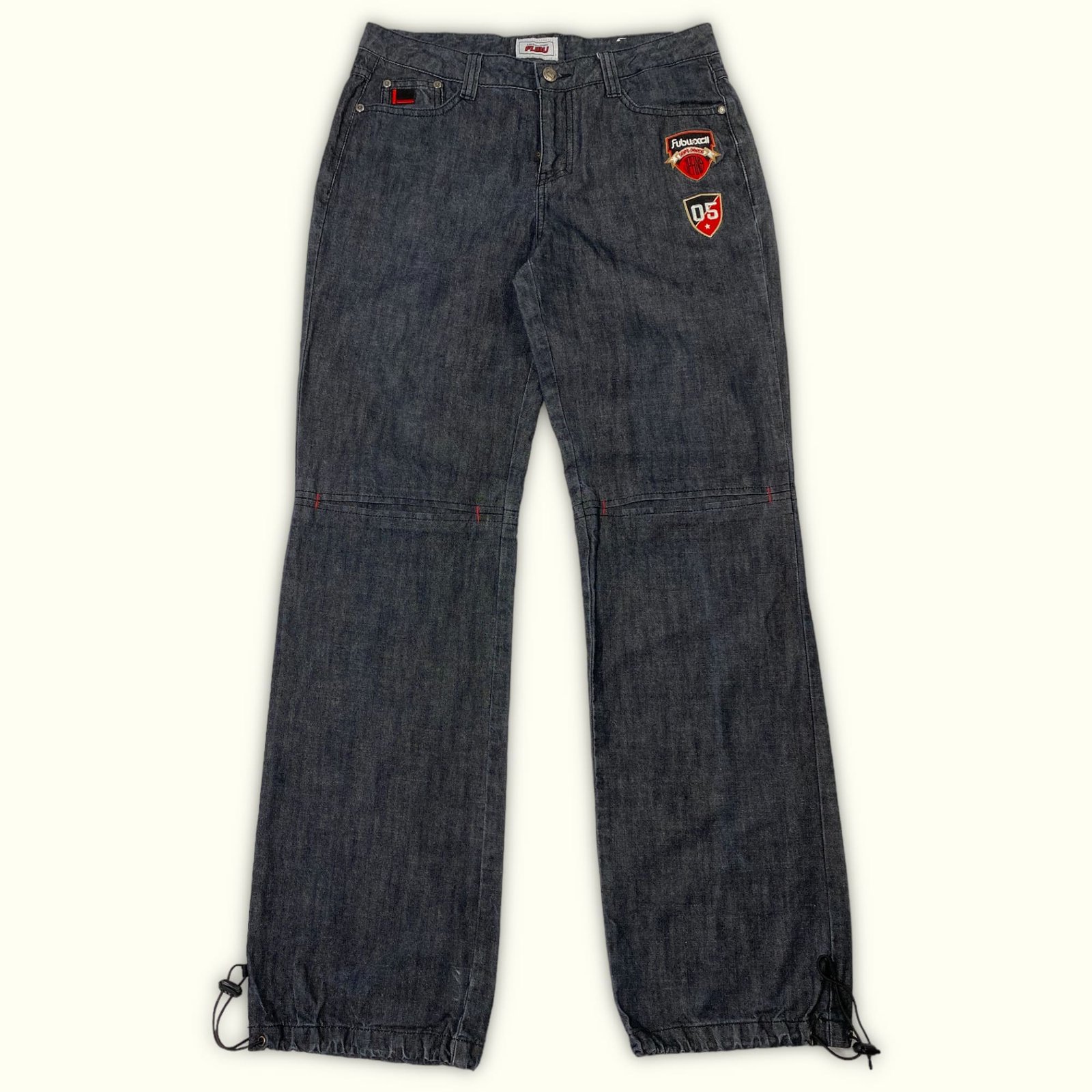 Fubu Jean Baggy Femme 2000s Y2K – W30