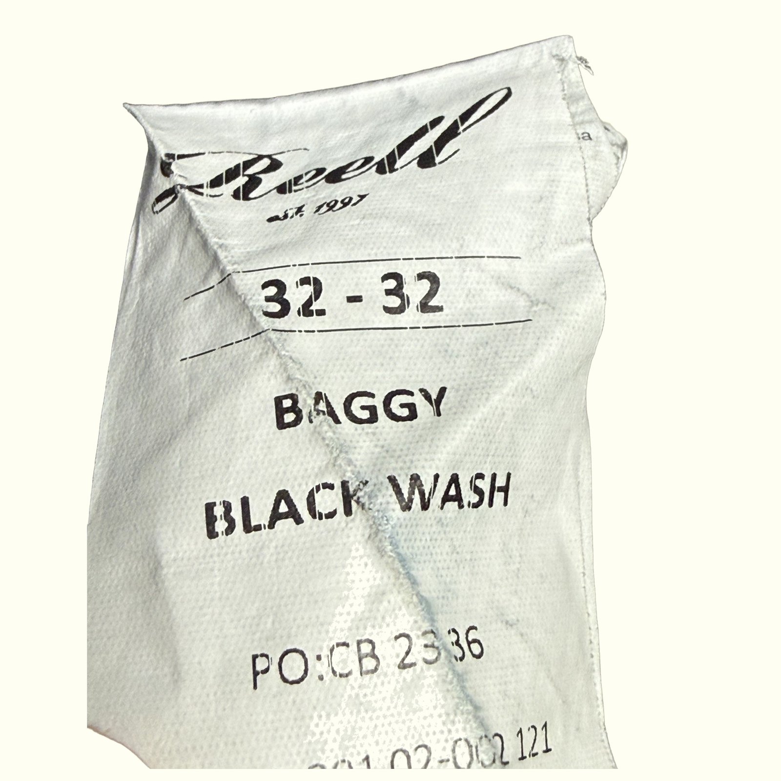Reell Jean Baggy Homme 2020s Streetwear – W32