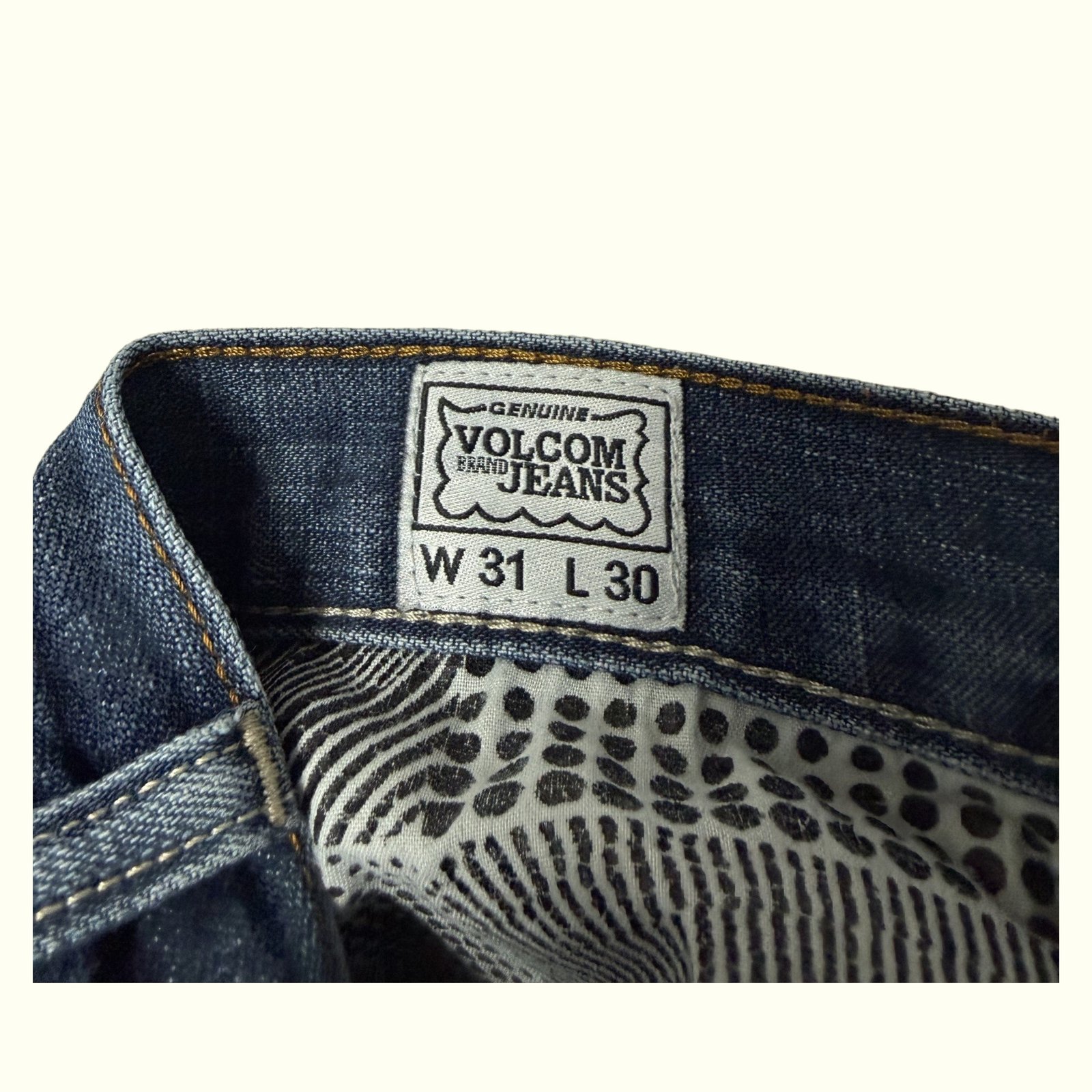 Volcom Jean Relaxed Homme 2000s Skater – W31