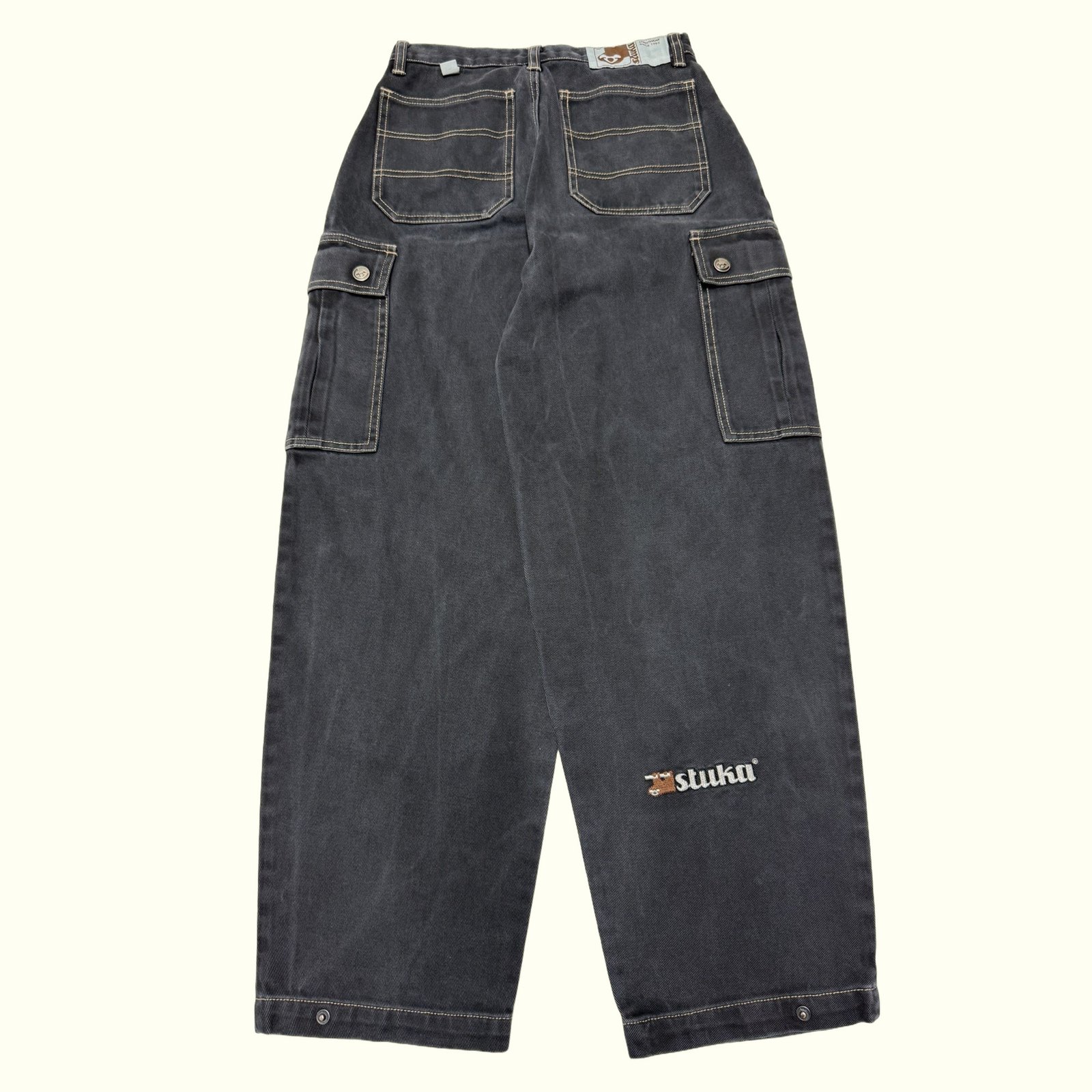 Stuka Pantaloni cargo Baggy Uomo 2000s Y2K – W26