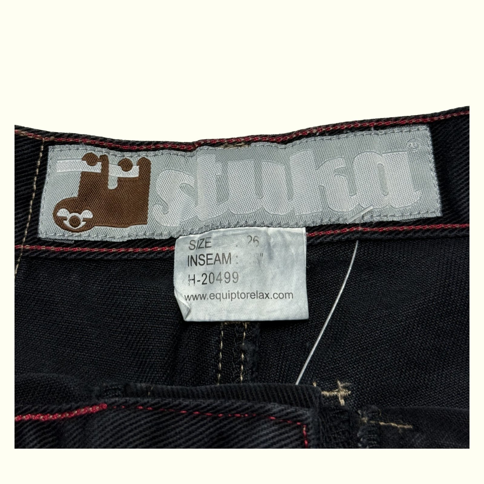 Stuka Pantaloni cargo Baggy Uomo 2000s Y2K – W26