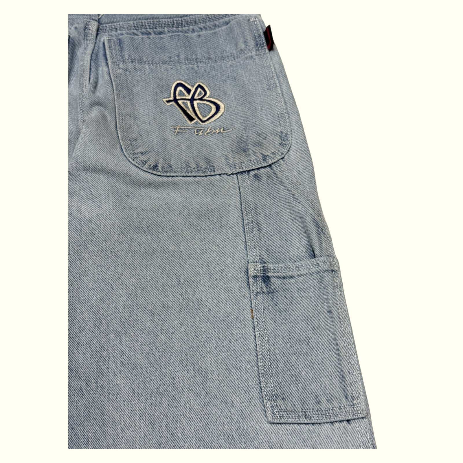 Fubu Jean Baggy Homme 1990s Y2K – W28