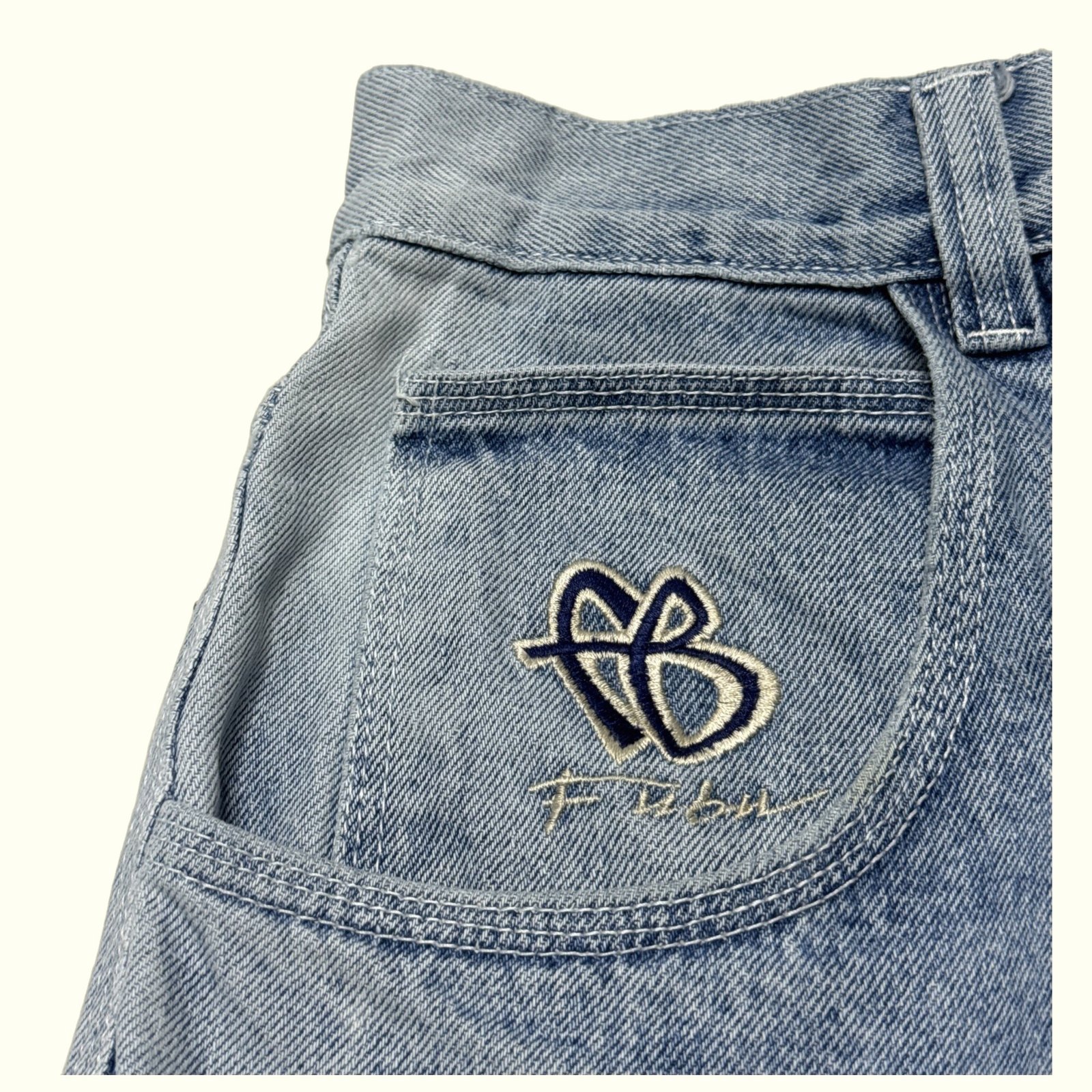 Fubu Jean Baggy Homme 1990s Y2K – W28