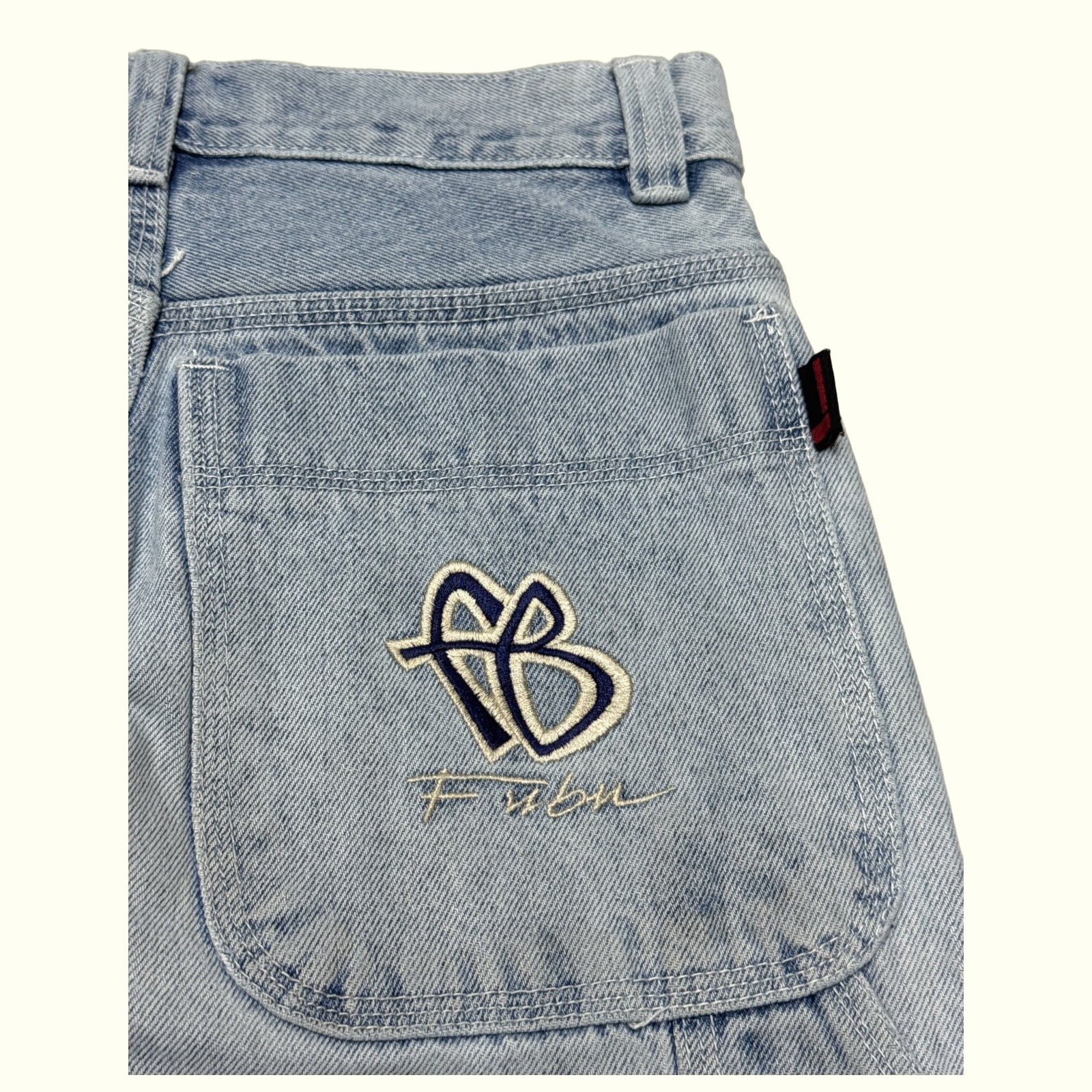 Fubu Jean Baggy Homme 1990s Y2K – W28