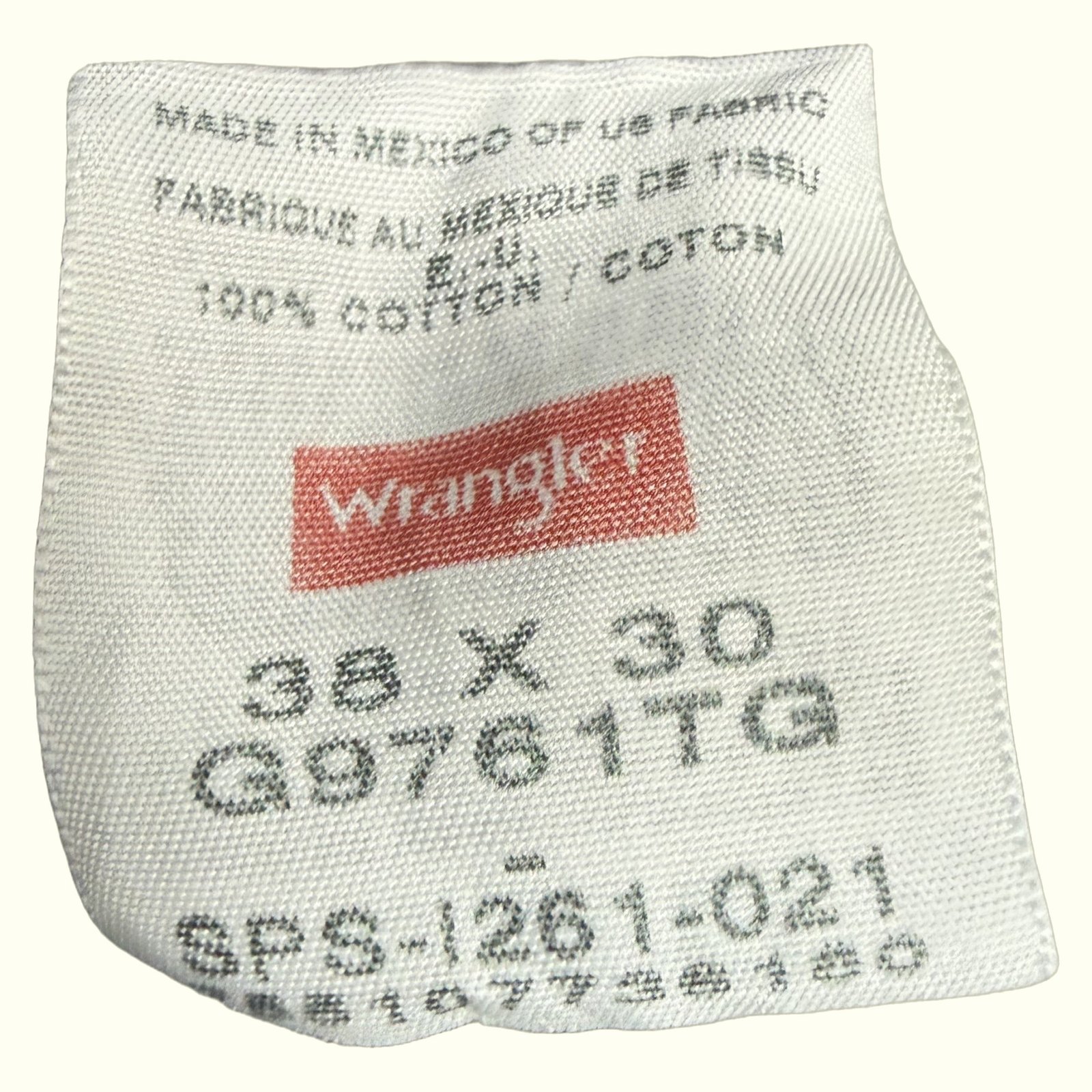 Wrangler Jean Regular Homme 2000s Workwear – W38
