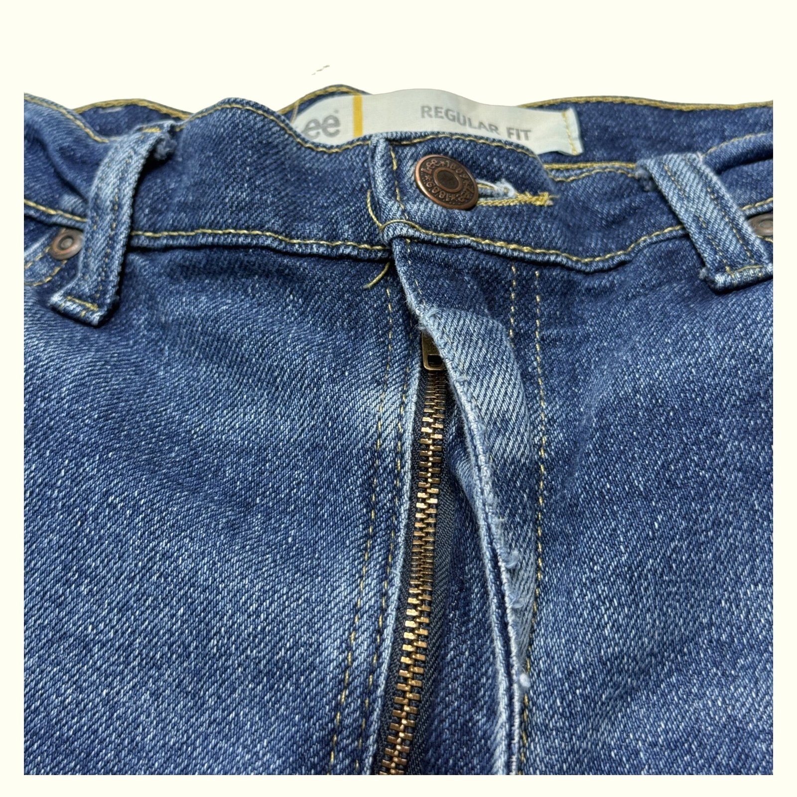 Lee Jean Regular Homme 2000s Workwear – W34