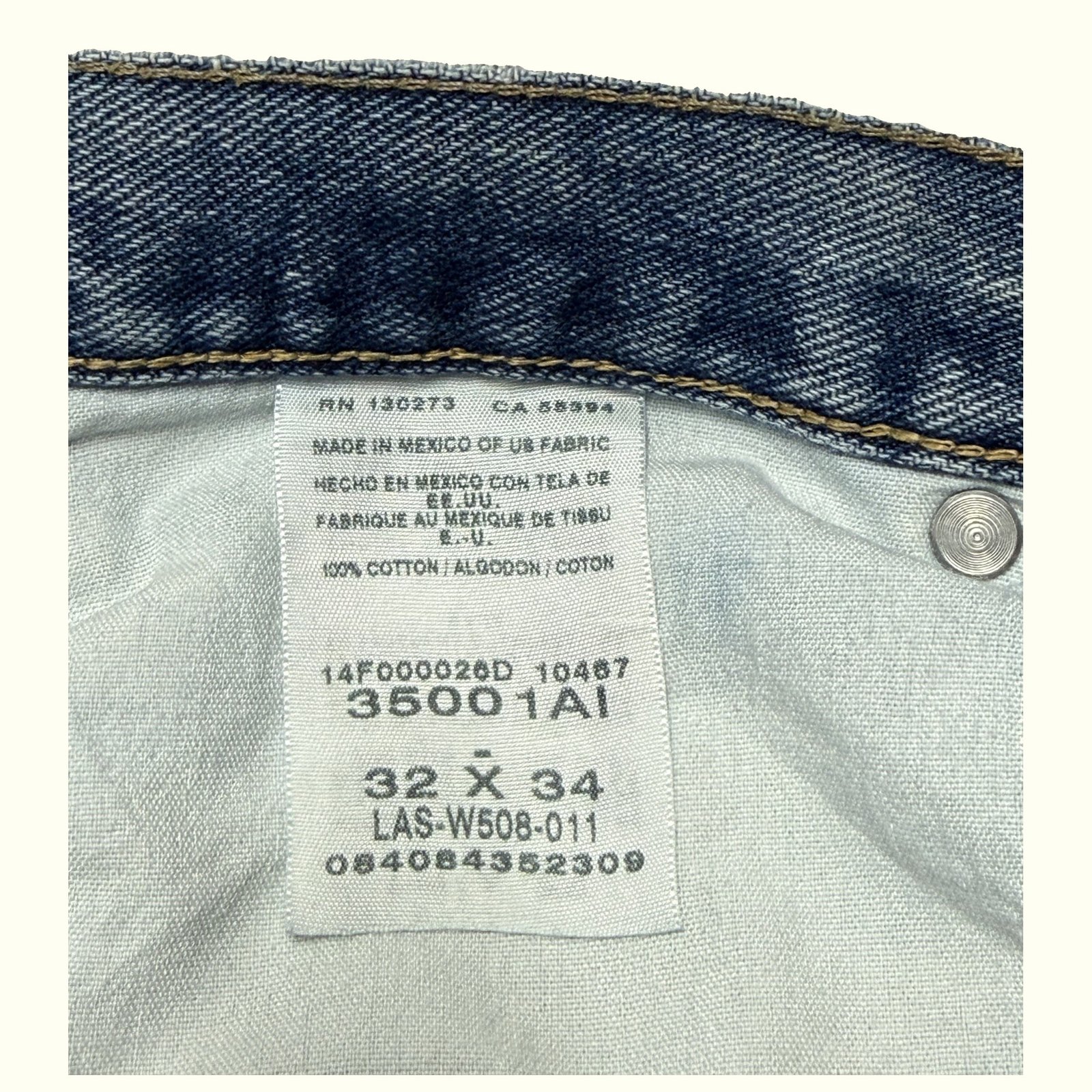 Wrangler Jean Regular Homme 2000s Western – W32