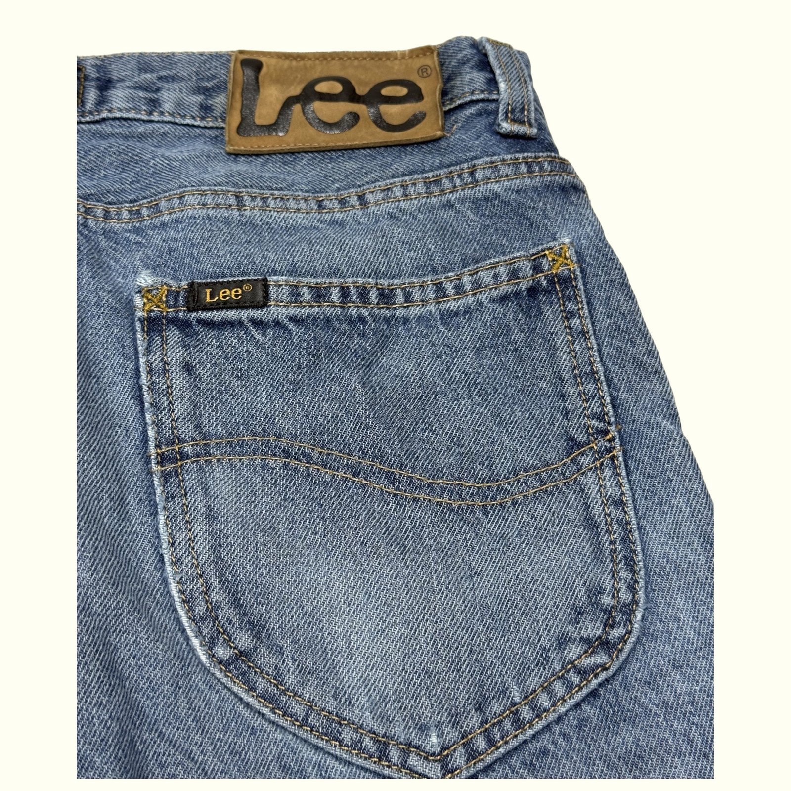 Lee Jean Regular Homme 1990s Vintage – W32