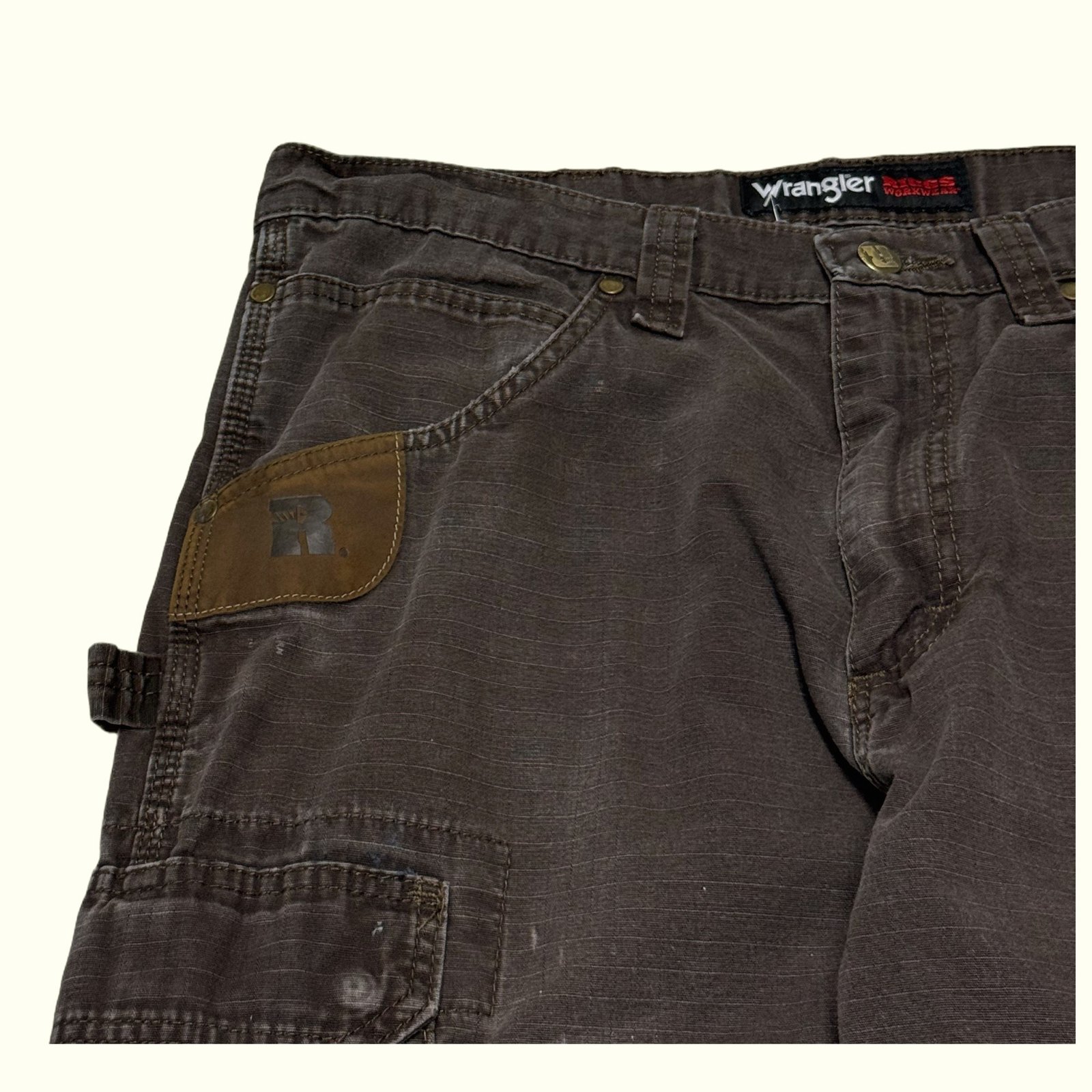 Wrangler Pantalon cargo Relaxed Homme 2000s Workwear – W34