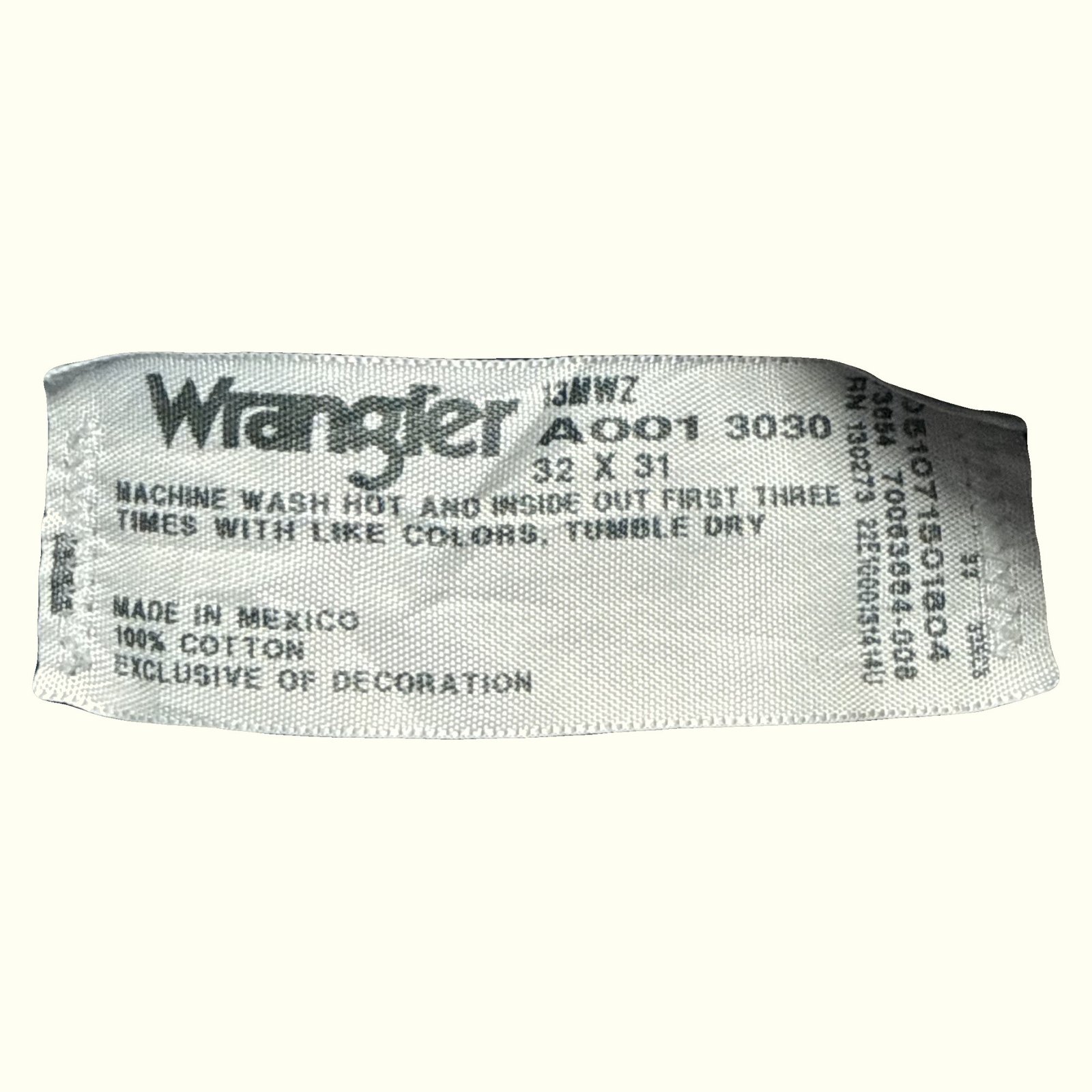 Wrangler Jean Regular Homme 2000s Western – W32