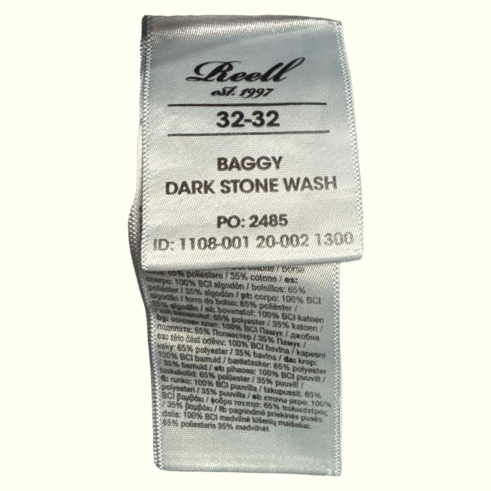 Reell Jean Baggy Homme 2000s Streetwear – W32