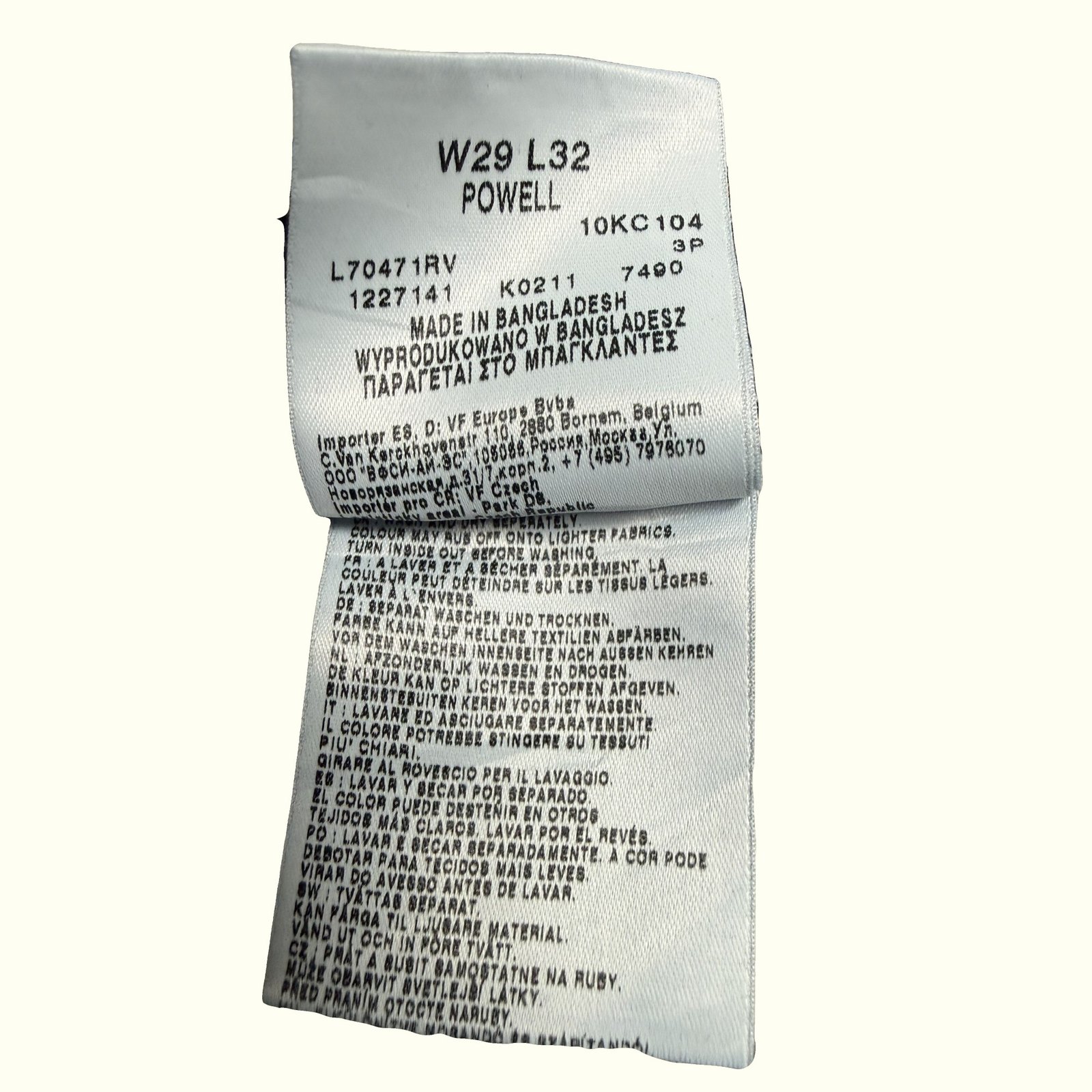 Lee Jean Slim Homme Casual chic – W29
