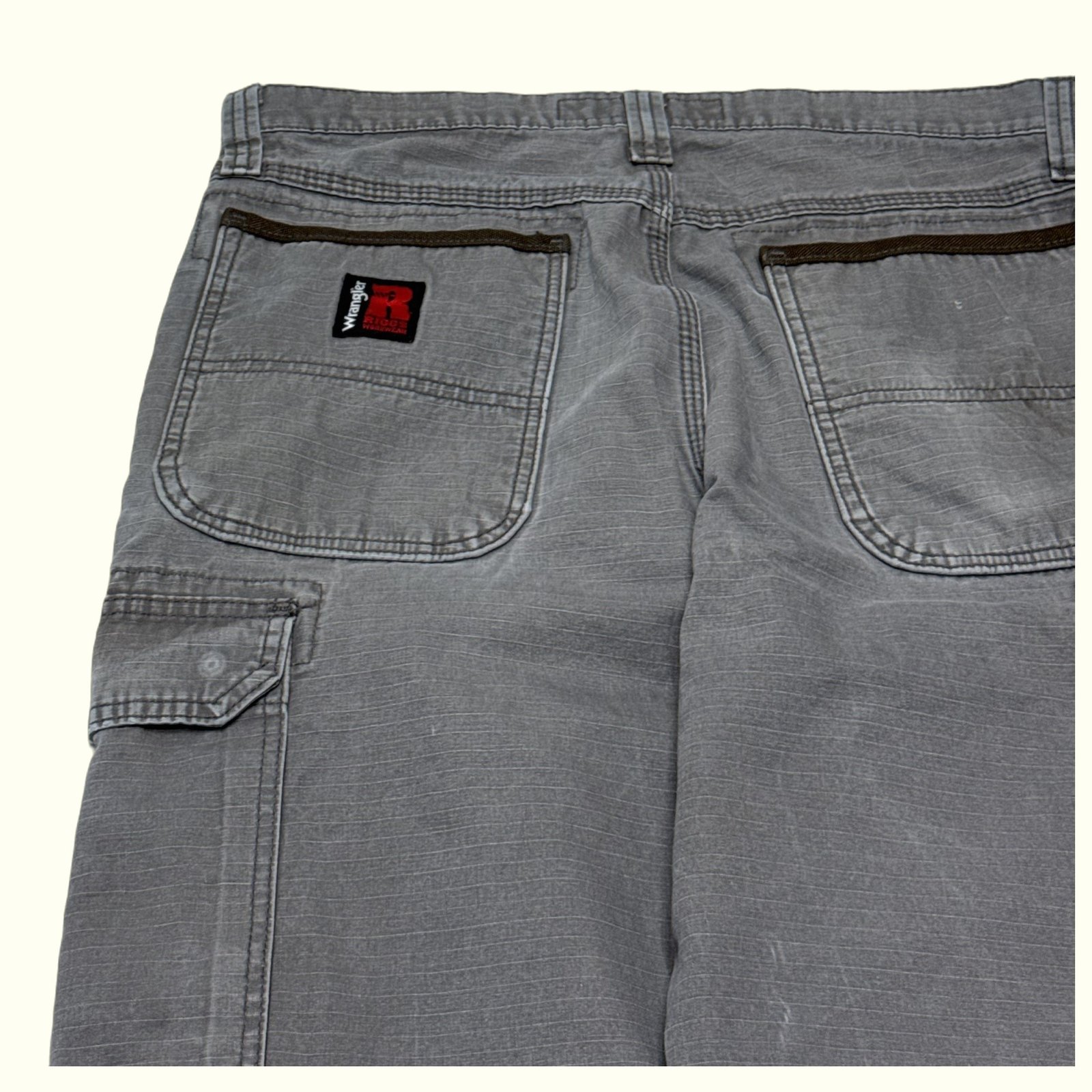Wrangler Pantaloni cargo Regular Uomo 2000s Abbigliamento da lavoro – W33