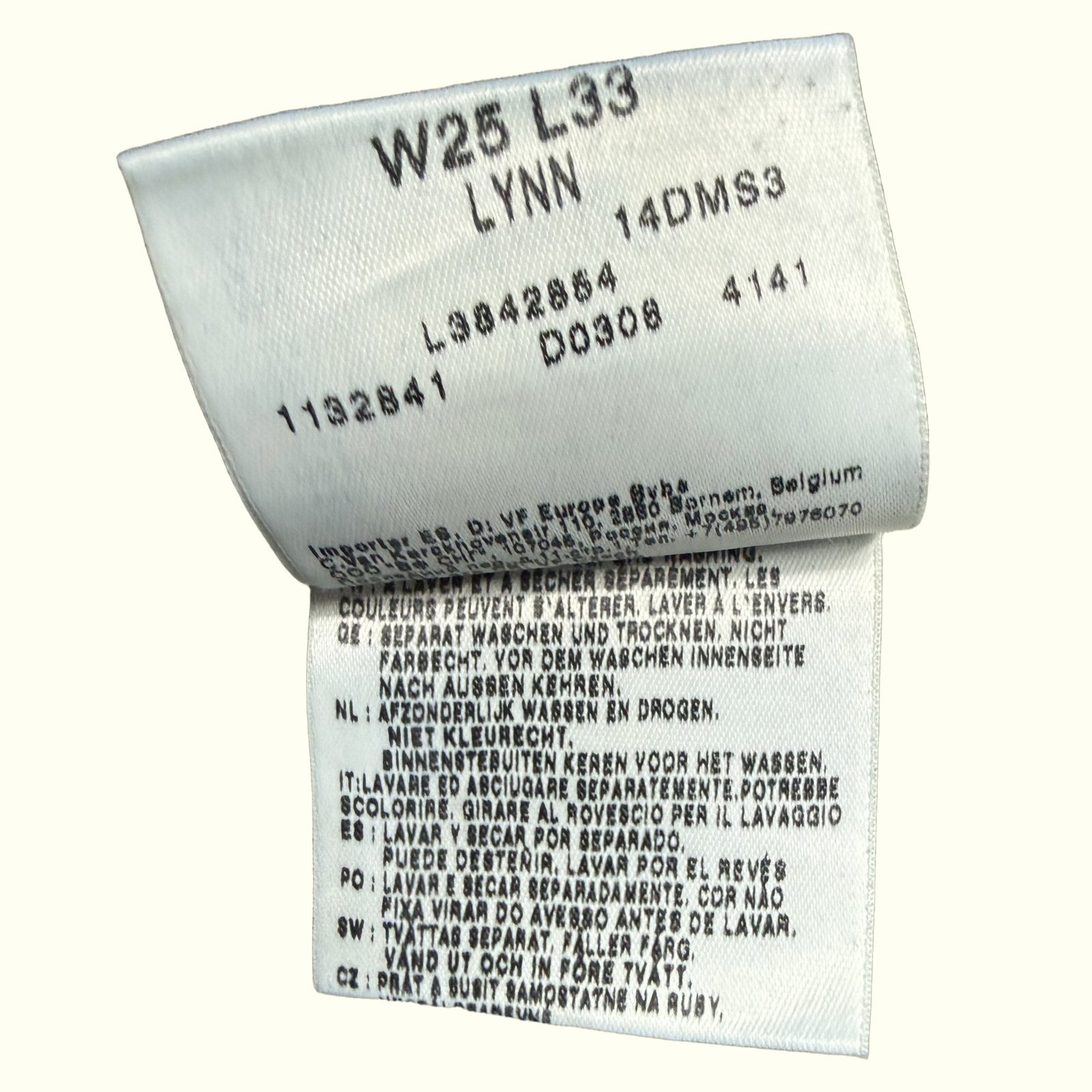 Lee Jean Regular Femme 2000s Y2K – W25