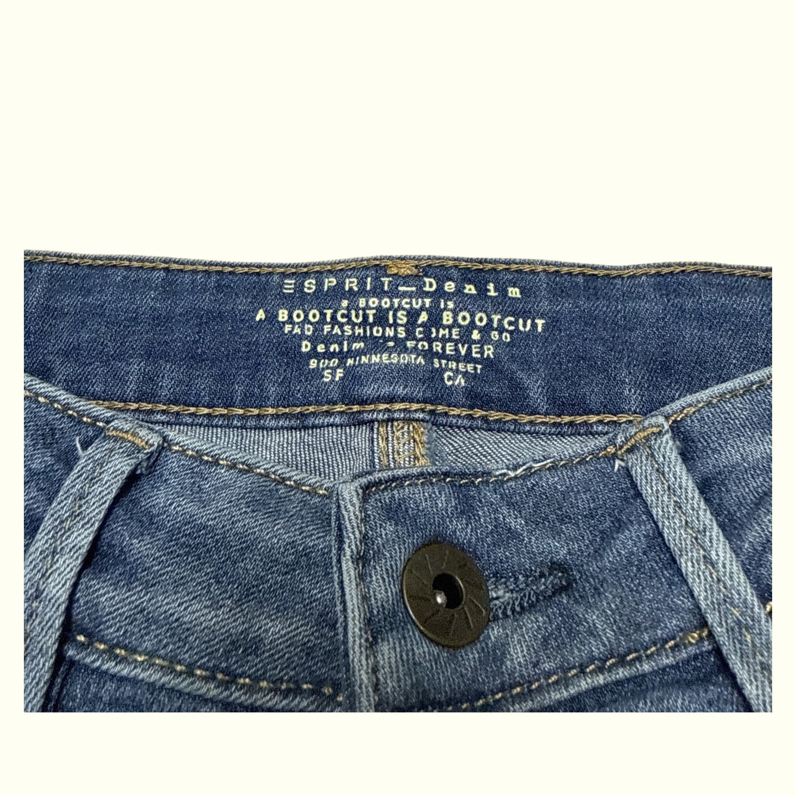 Esprit Jean Bootcut Femme 2010s Casual chic – W28