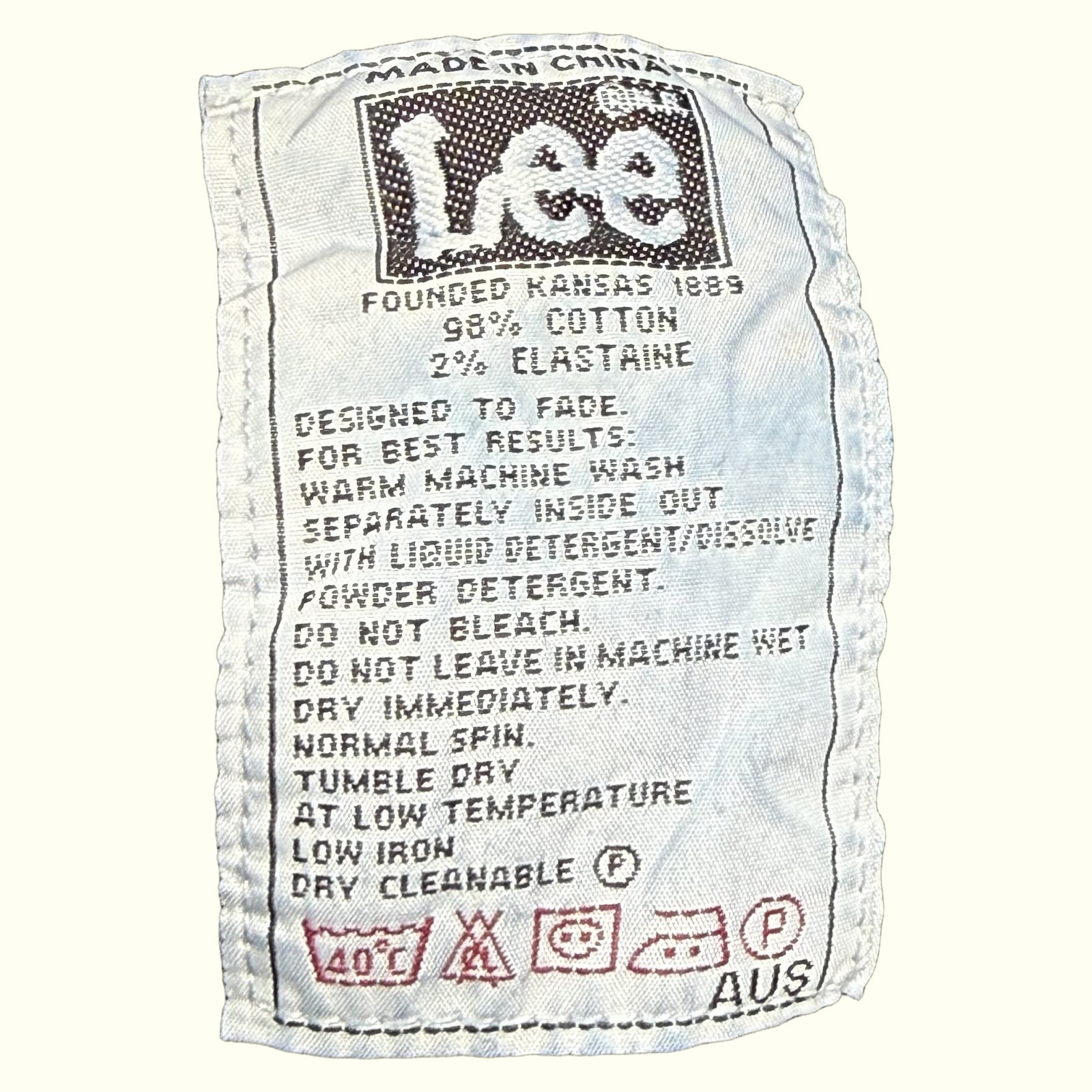 Lee Jean Regular Femme 2000s Y2K – W24