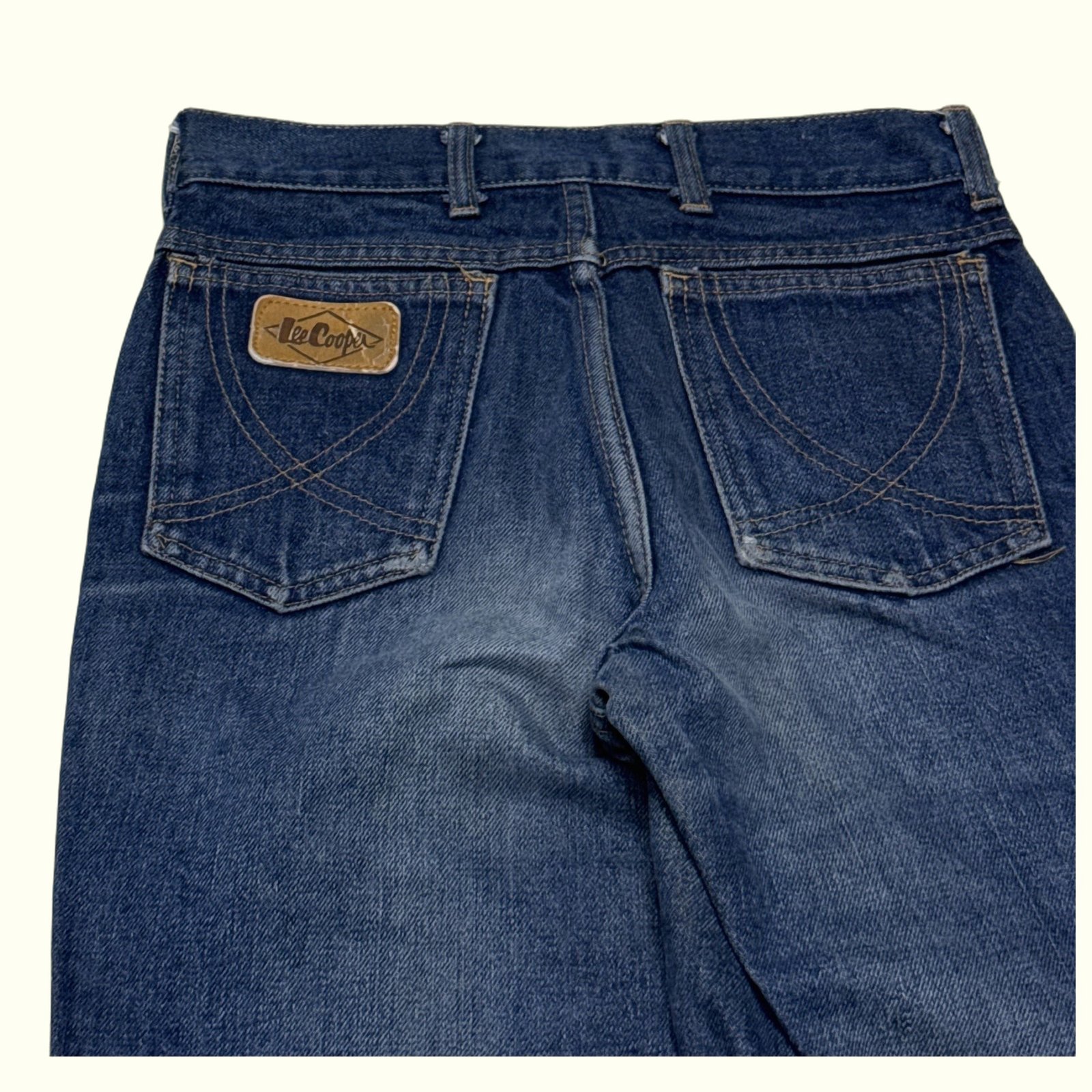 Lee Cooper Jean Regular Homme 1980s Vintage – W24