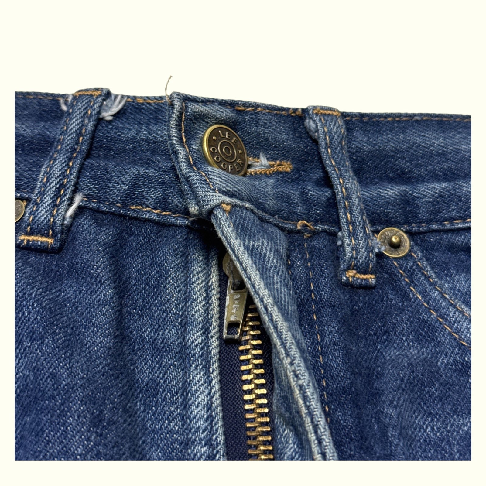 Lee Cooper Jean Regular Homme 1980s Vintage – W24