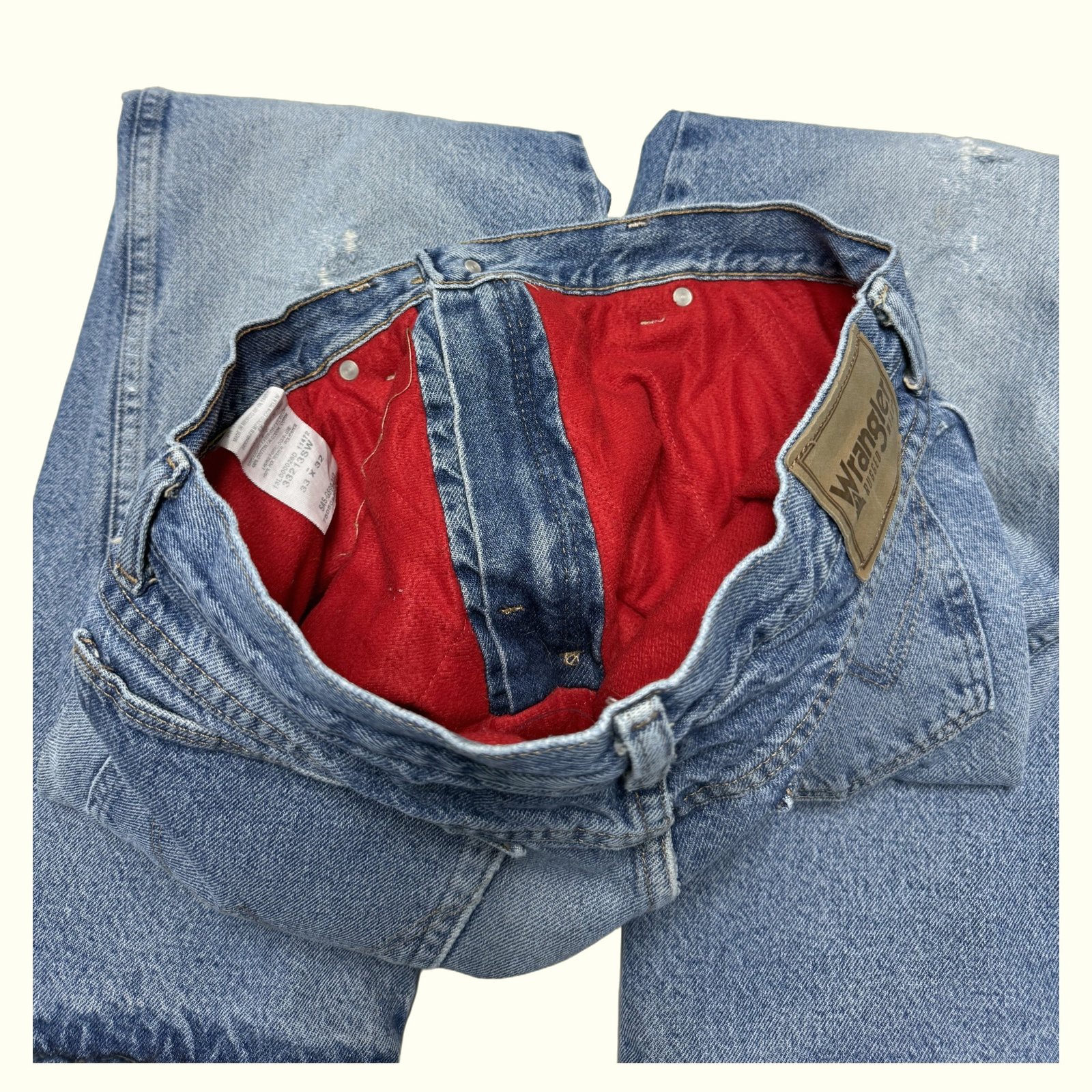 Wrangler Jean Regular Homme 1990s Workwear – W33