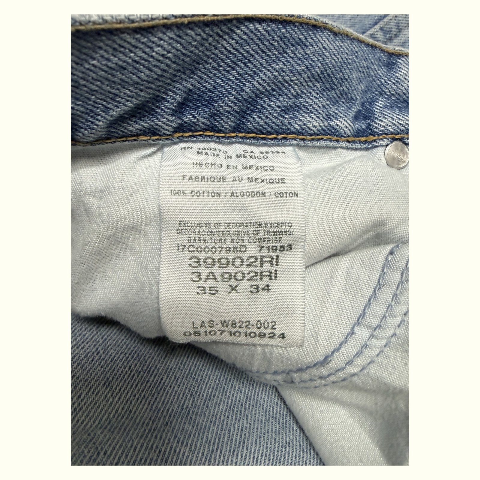 Wrangler Jean Regular Homme 1990s Western – W35