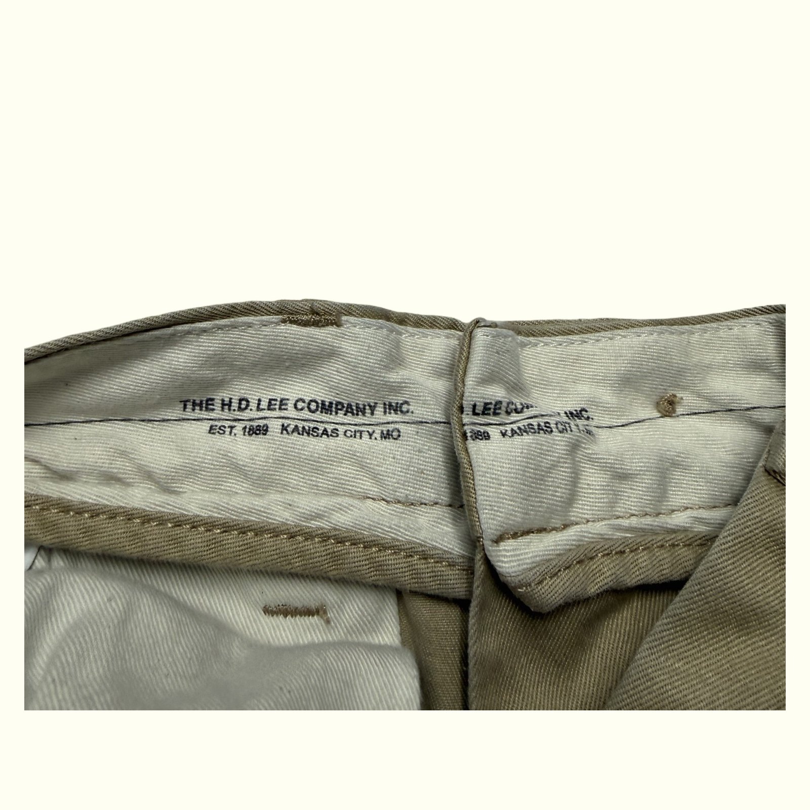 Lee Chinosy Regular Mężczyźni Khaki coded – W34