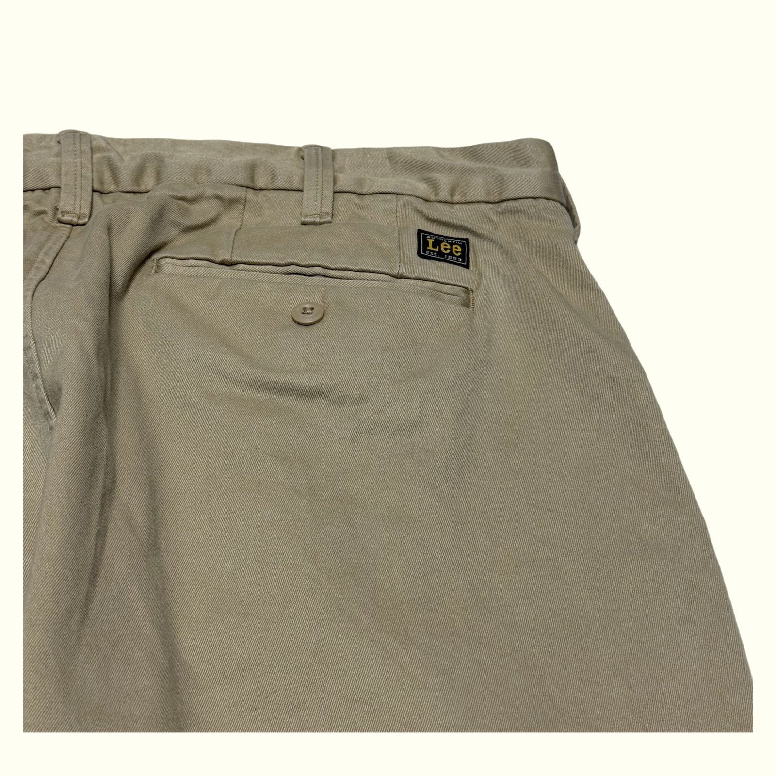 Lee Chinosy Regular Mężczyźni Khaki coded – W34