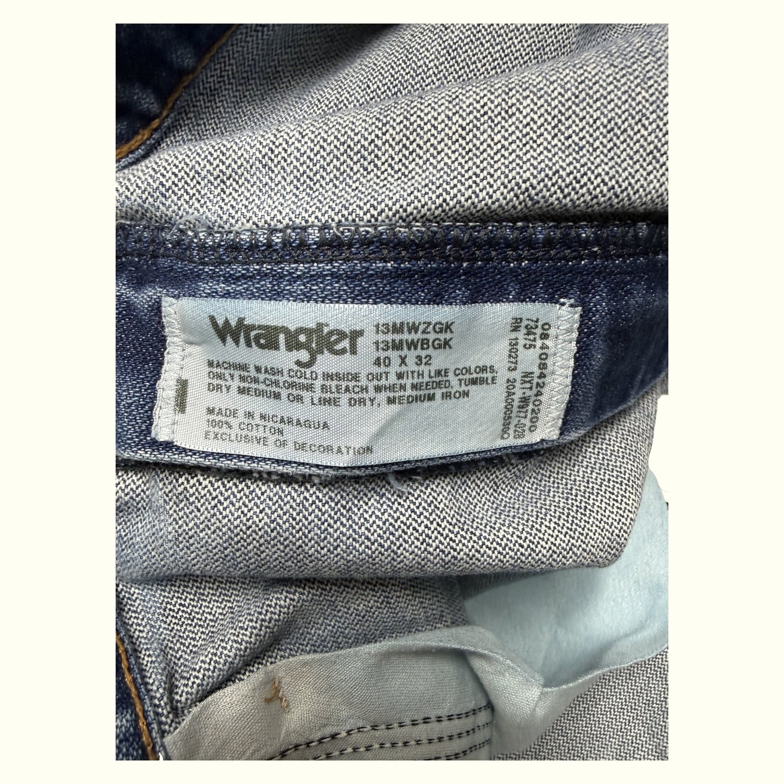 Wrangler Jean Regular Homme 2000s Western – W40