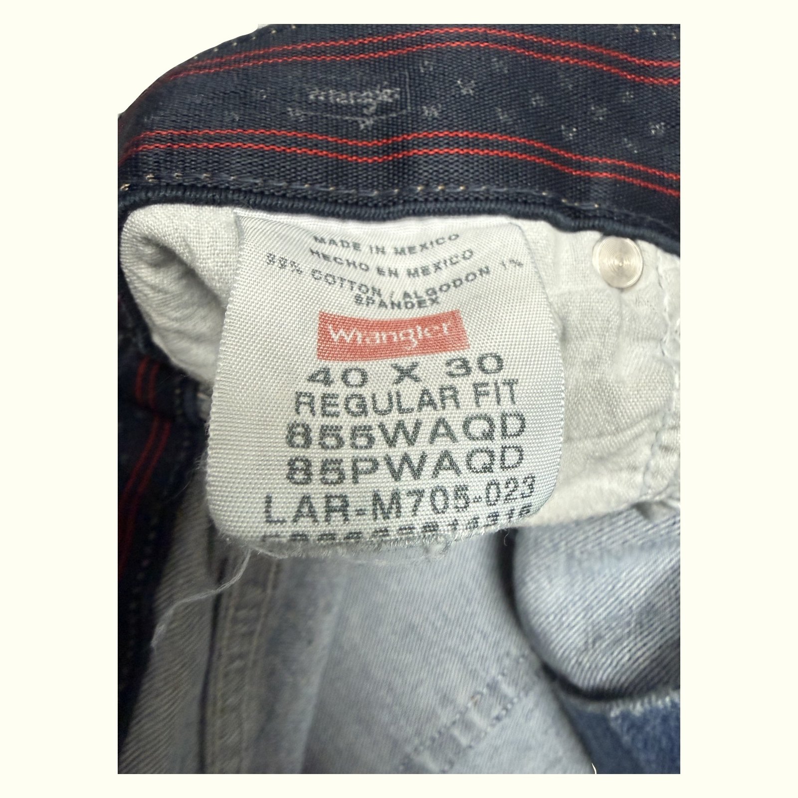 Wrangler Jean Regular Homme 2010s Workwear – W40